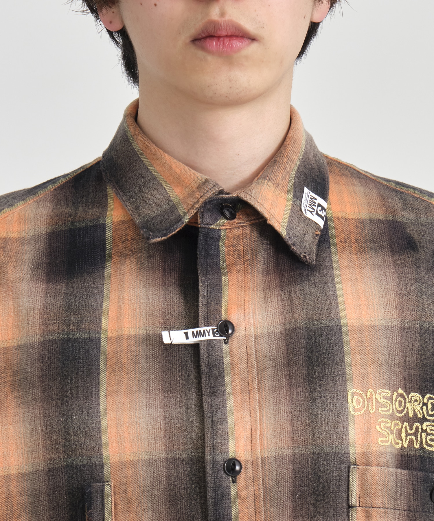 VINTAGE LIKE CHECH L/S SHIRTS Maison MIHARA YASUHIRO