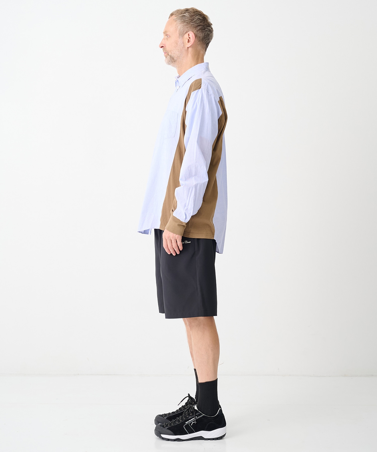 【アンダーカバー】UP1F4402 L/S Mix Shirts UNDERCOVER