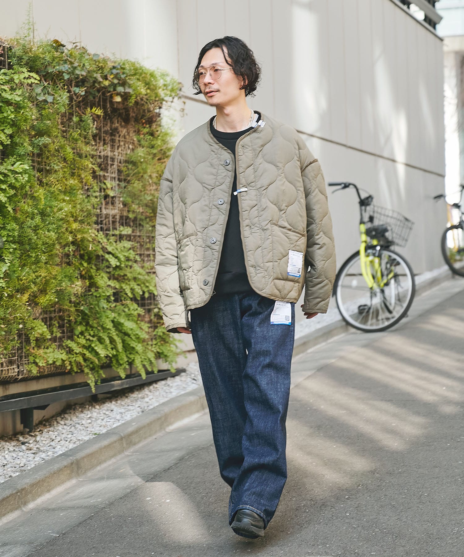 ONE WASHED SELVAGE DENIM STRAIGHT PANTS Maison MIHARA YASUHIRO