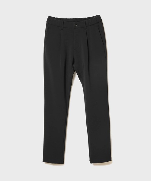 PE STRETCH DOUBLE CLOTH REGULAR FIT EASY TROUSERS ATTACHMENT