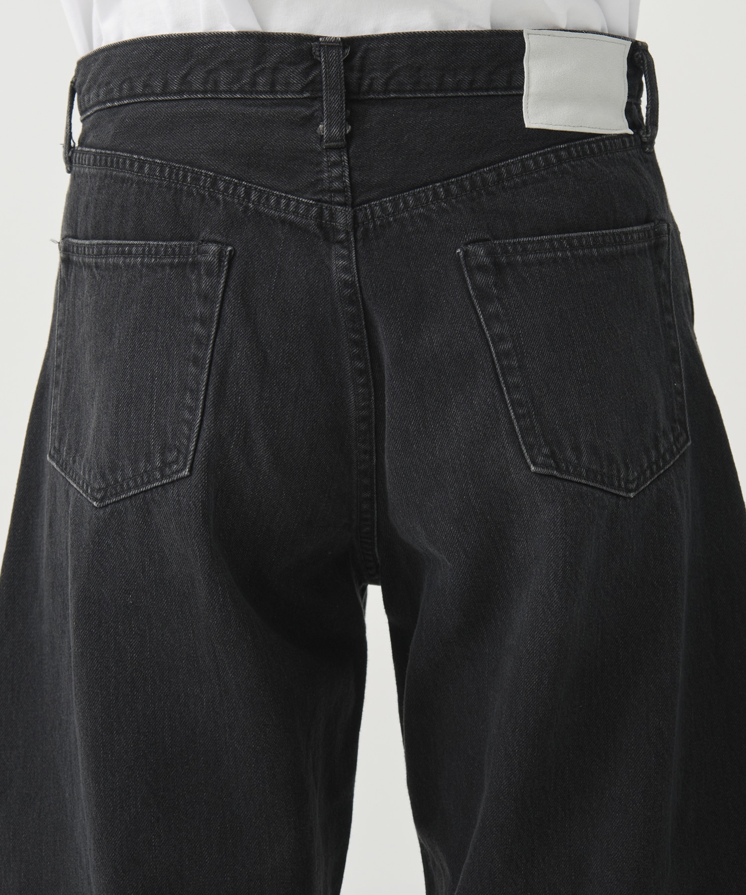 【シュタイン】DEFORMATION WIDE DENIM JEANS ssstein