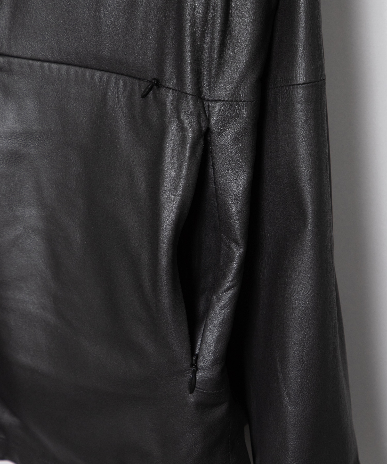 LEATHER SHIRT JACKET YOKE