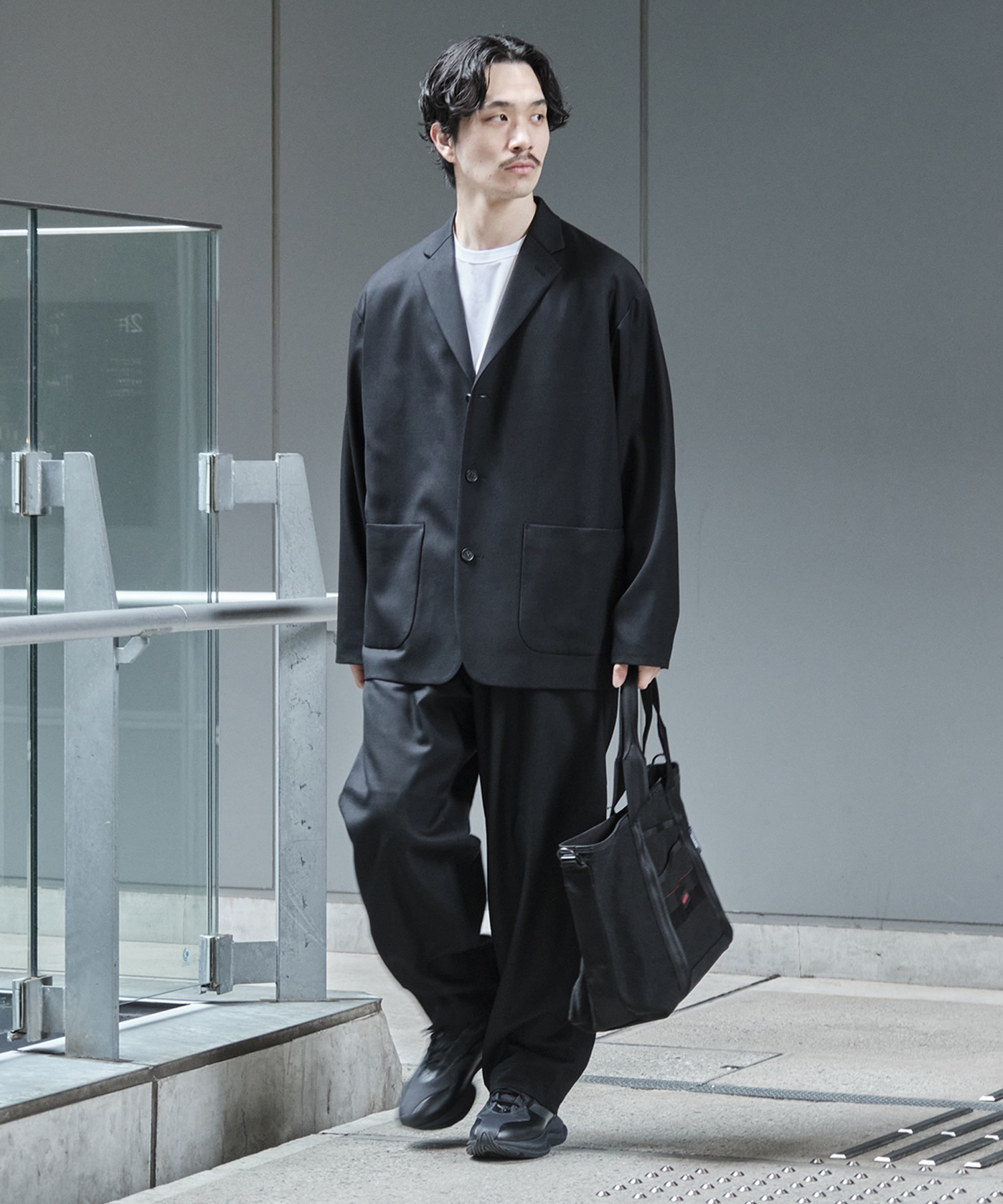 【コムデギャルソンオム】ウールギャバ 3B Jacket COMME des GARCONS HOMME