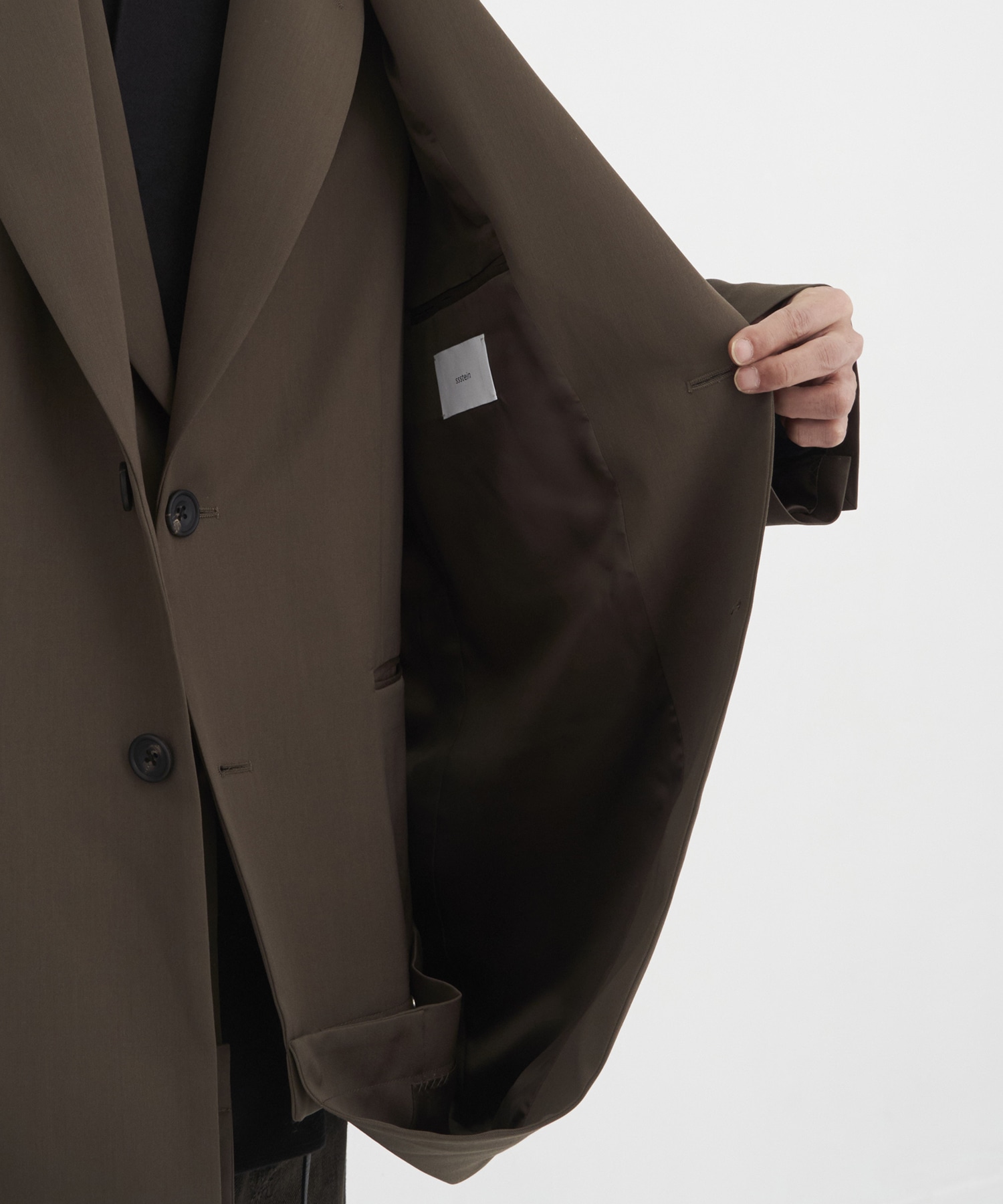 OVERSIZED LAYERED COMBINATION JACKET ssstein