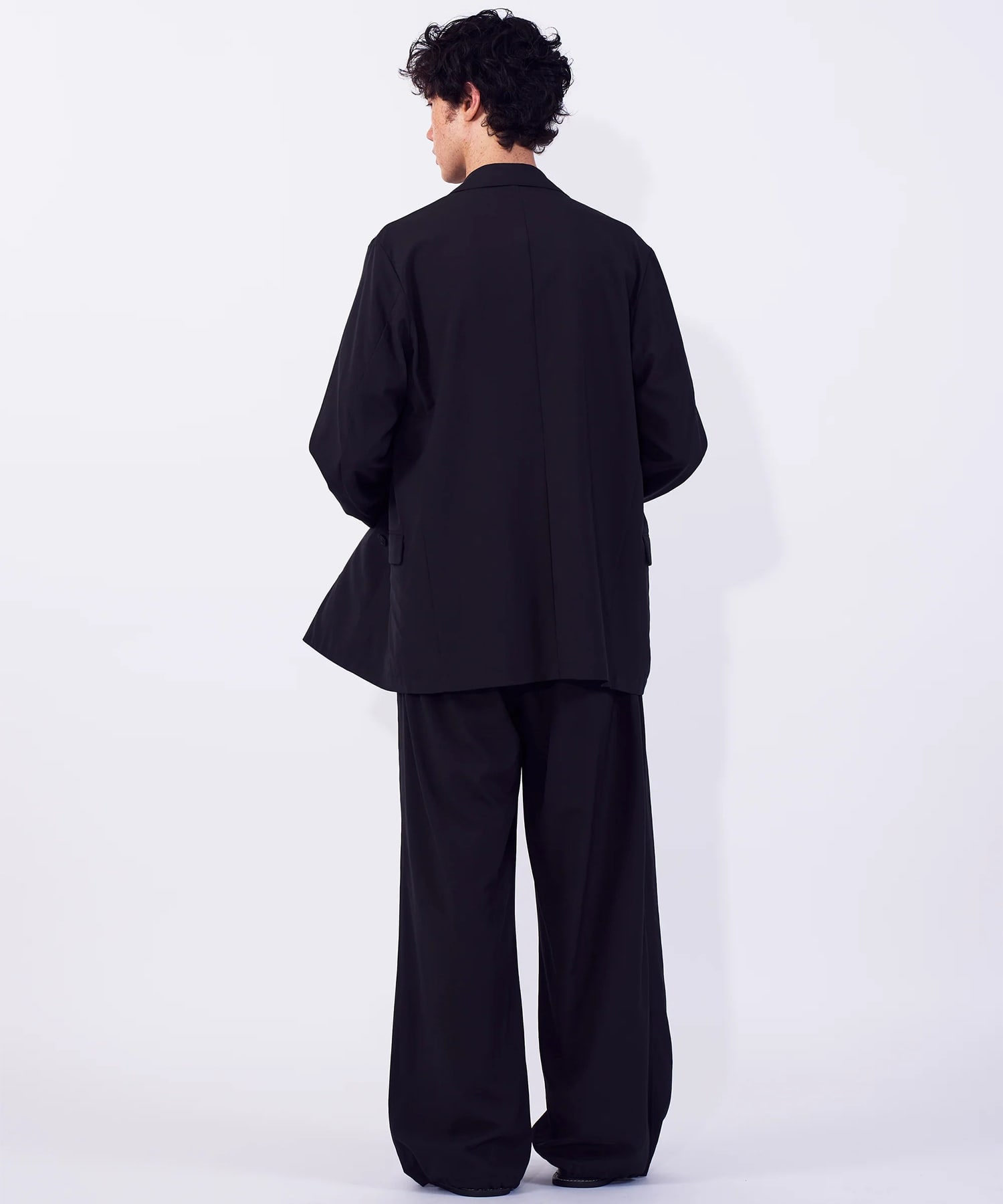 Wool Washer Tropical Double Breasted Jacket YOKE