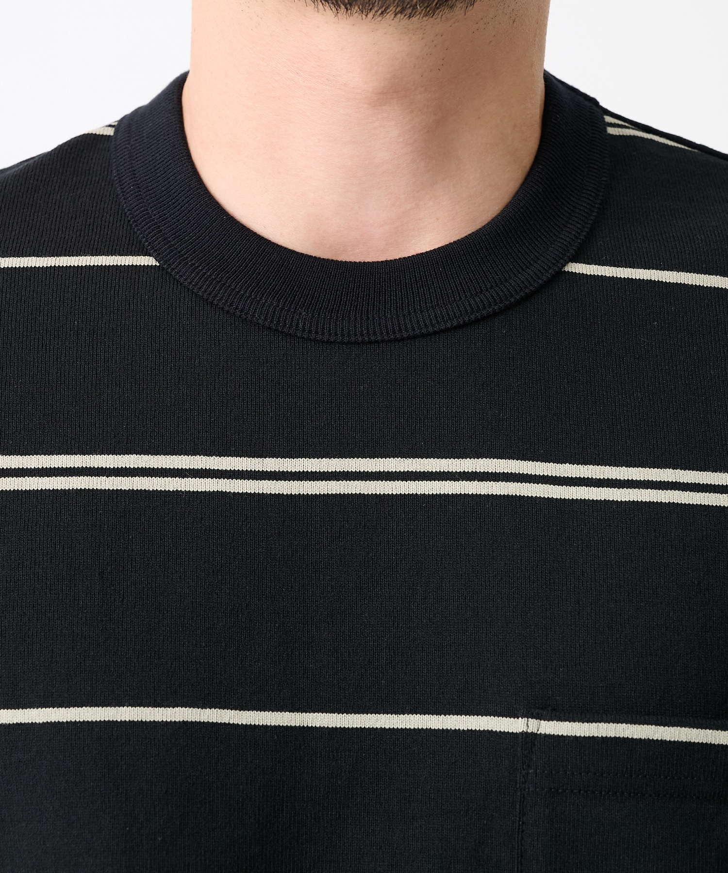 【コムデギャルソンオム】綿度詰天竺ボーダー S/S Tee COMME des GARCONS HOMME