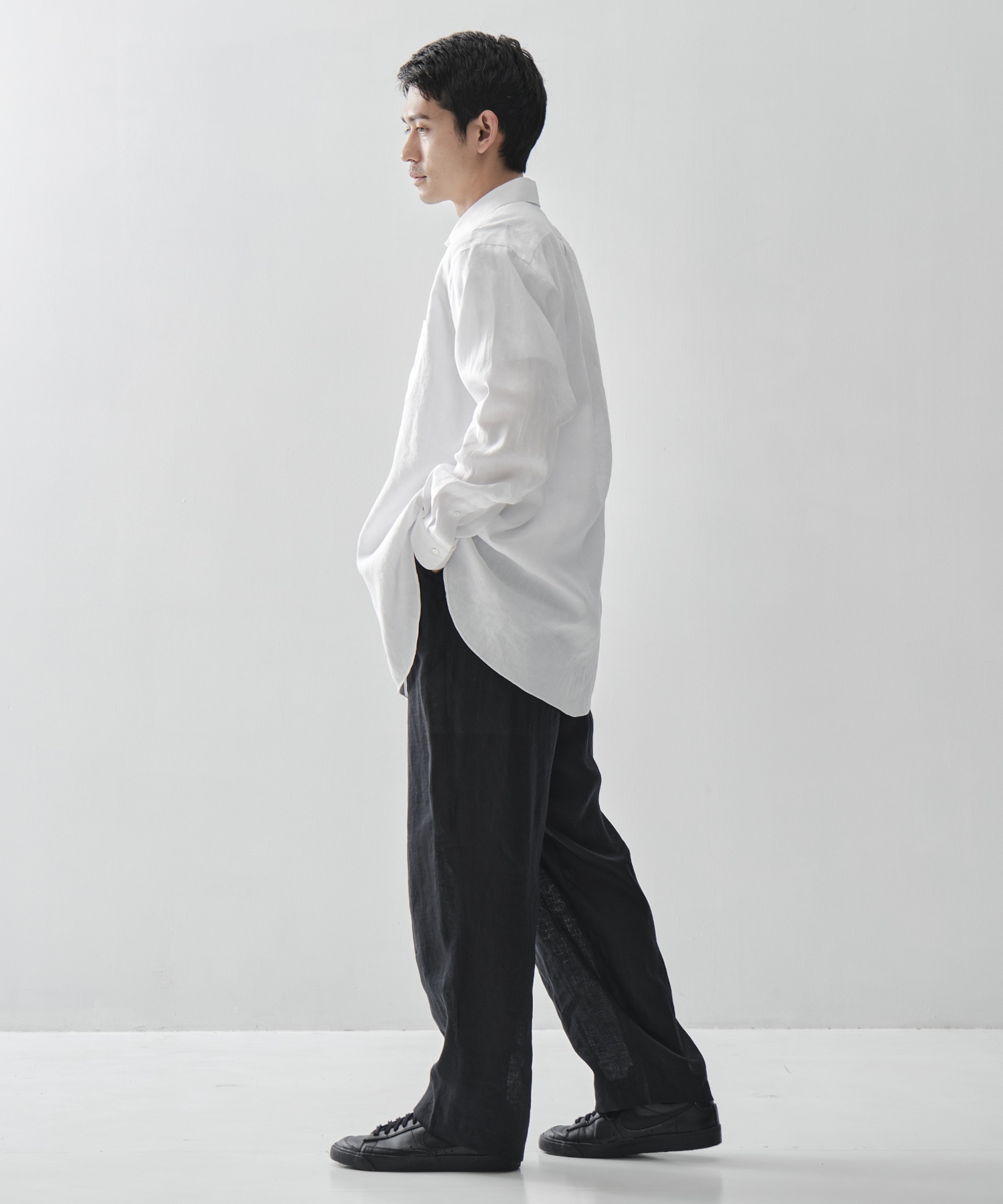 DOUBLE PLEATED EASY TROUSERS MARKAWARE