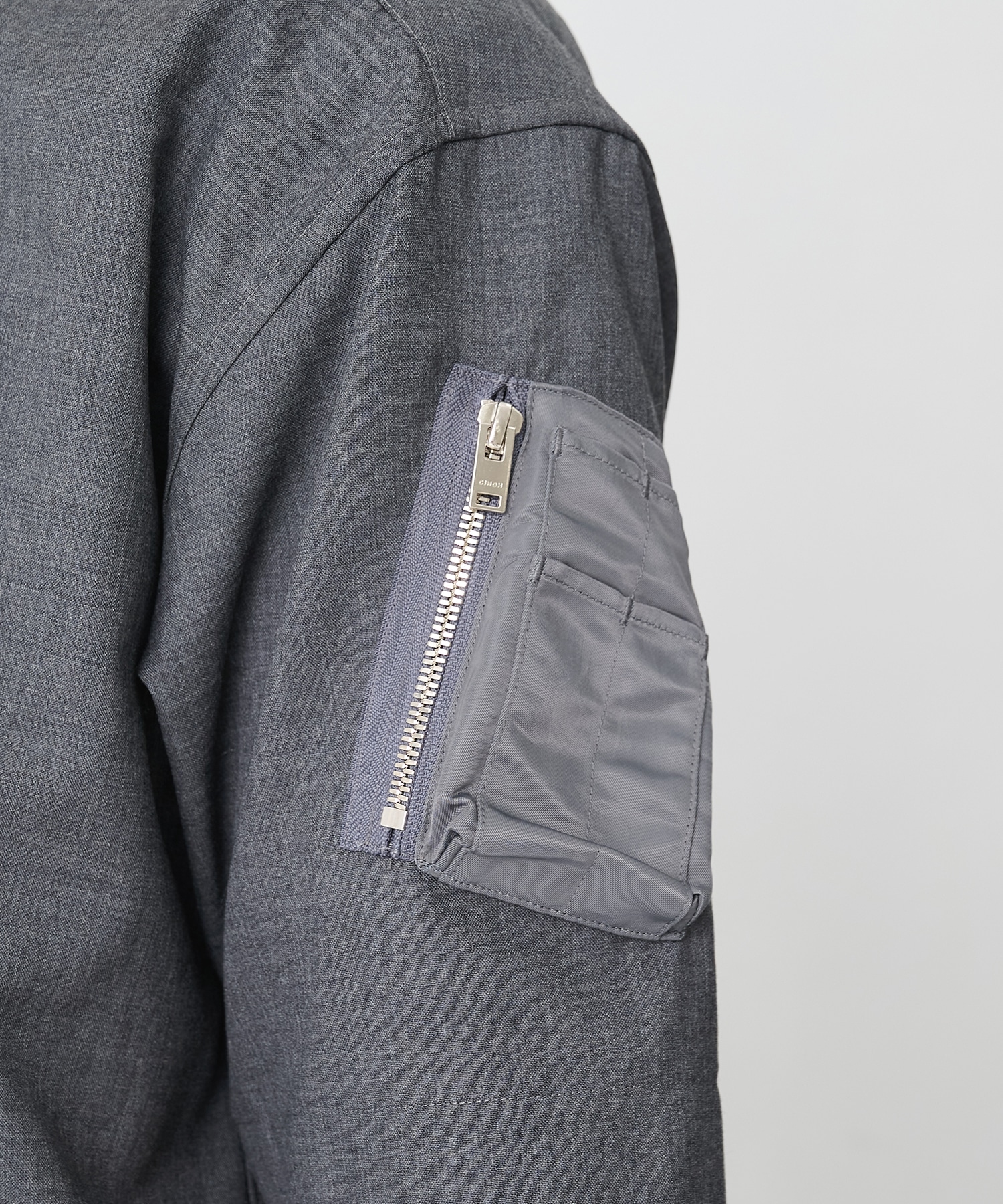 別注SUMMER WOOL CIGAR POCKET HALF SLEEVE SHIRT CINOH