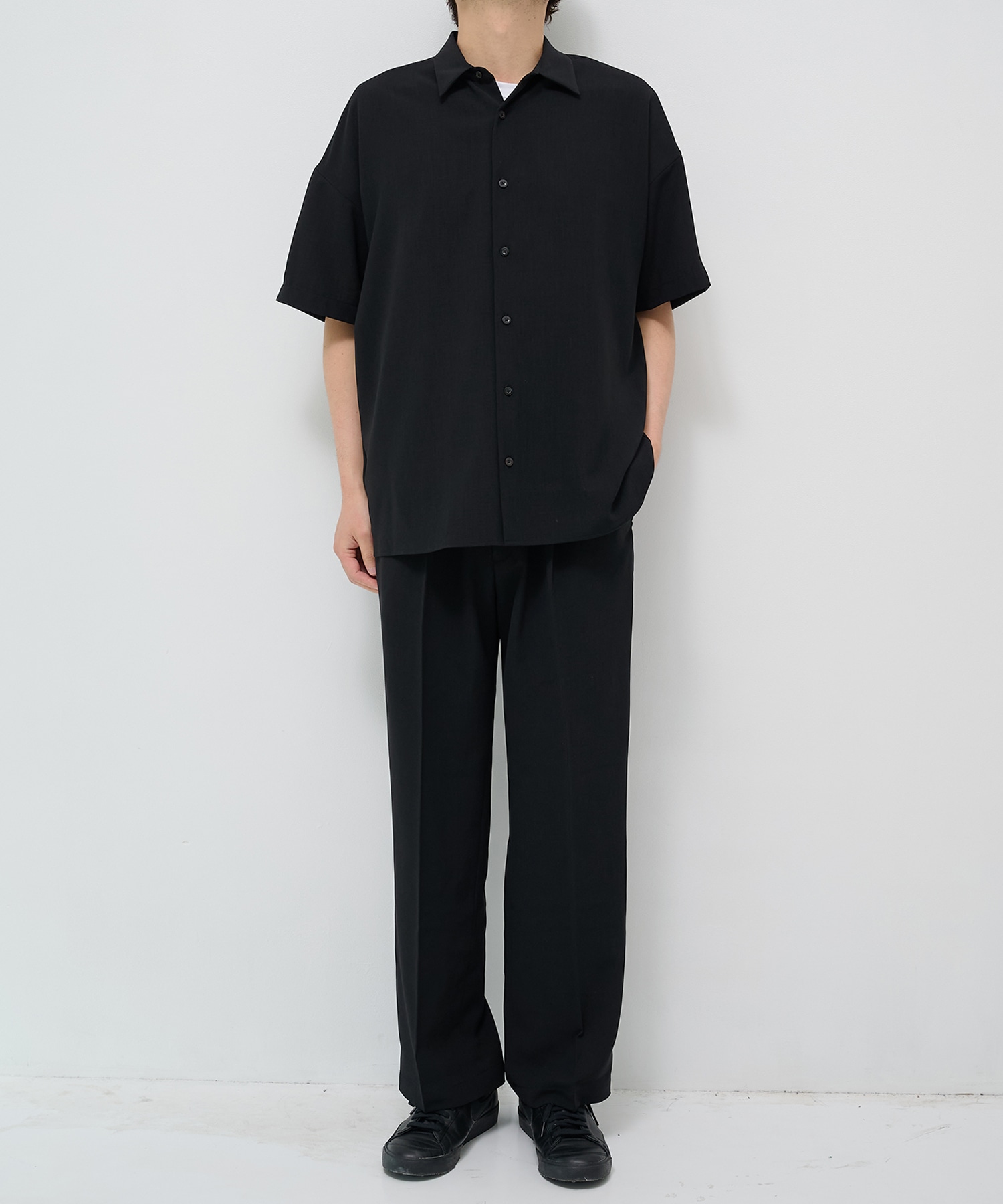 【エヌハリウッド】2261-SH55-011 HALF SLEEVE BIG SHIRT N.HOOLYWOOD
