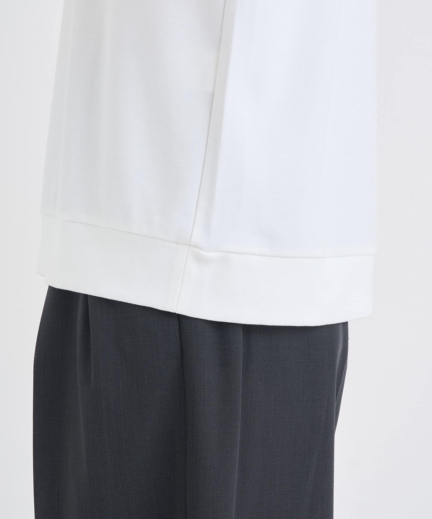 別注 RIB SHORT-SLEEVED POCKET T-SHIRT IRENISA