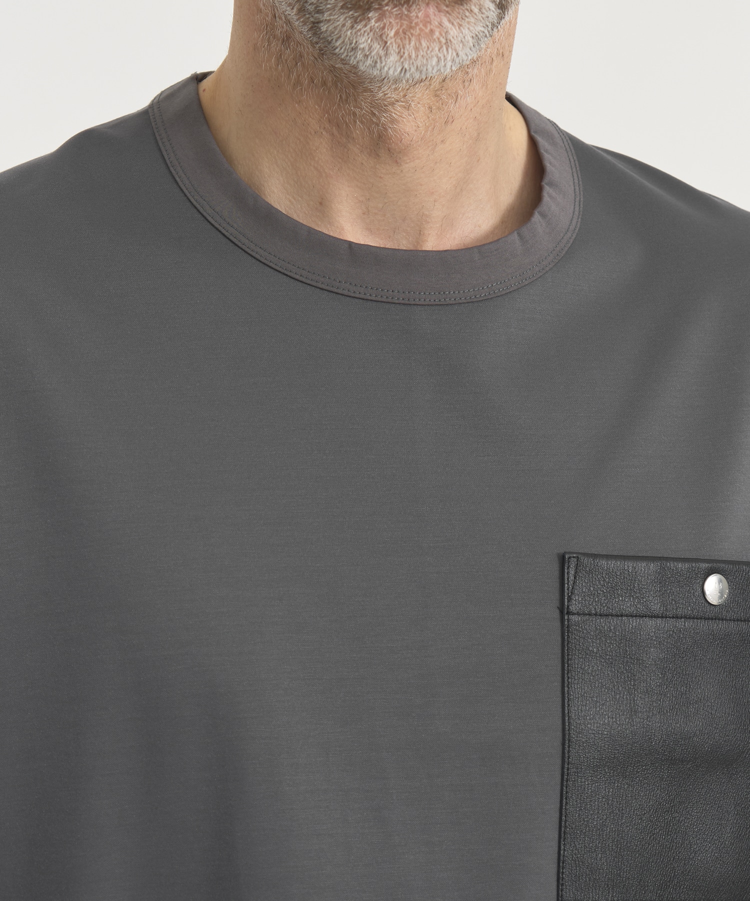 『もう、汗らない』SOLOTEX Jersey Washable Neo Leather Pocket T-Shirts THE TOKYO