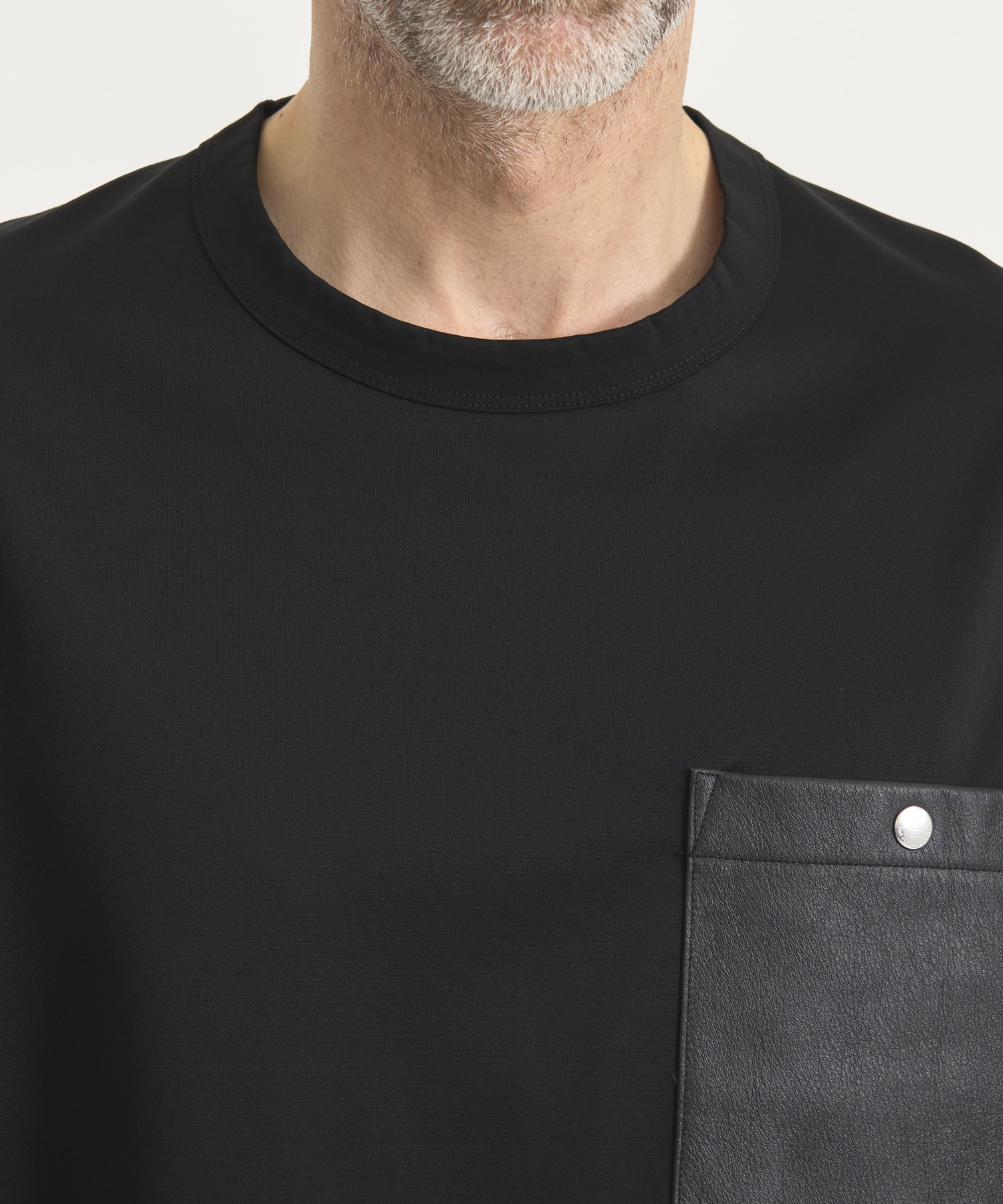 『もう、汗らない』SOLOTEX Jersey Washable Neo Leather Pocket T-Shirts THE TOKYO