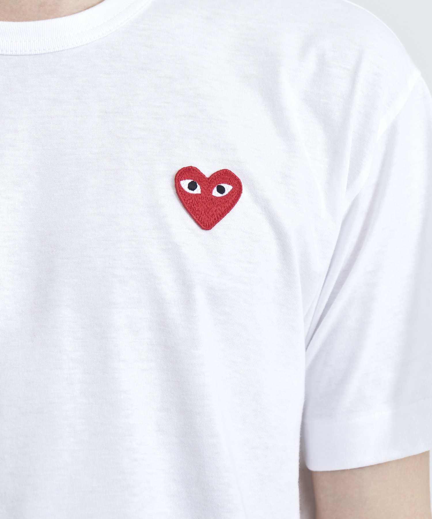 T-SHIRT RED EMBLEM RED HEART PLAY COMME des GARCONS