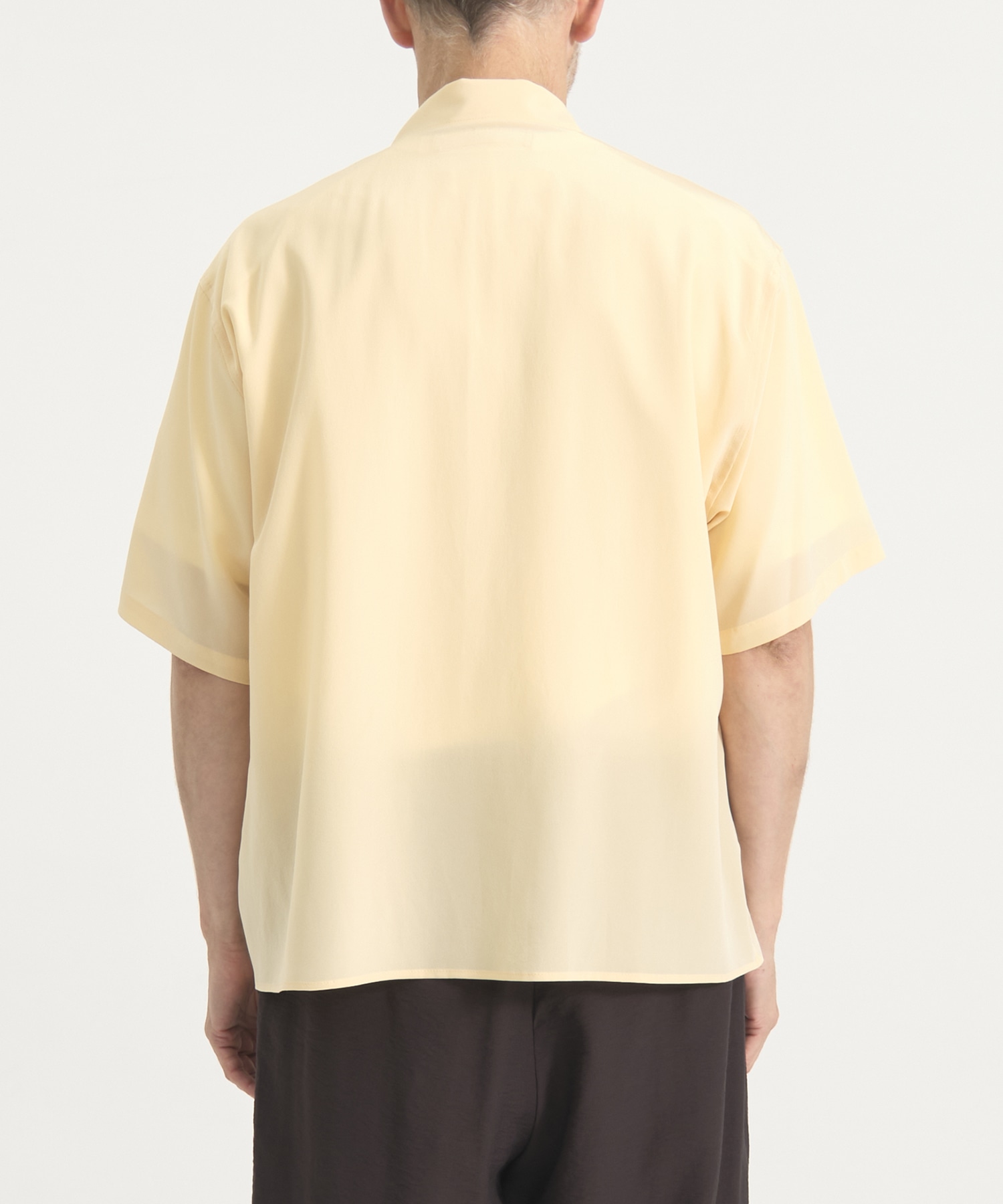 皺にならない洗えるSilk S/S Shirts THE TOKYO