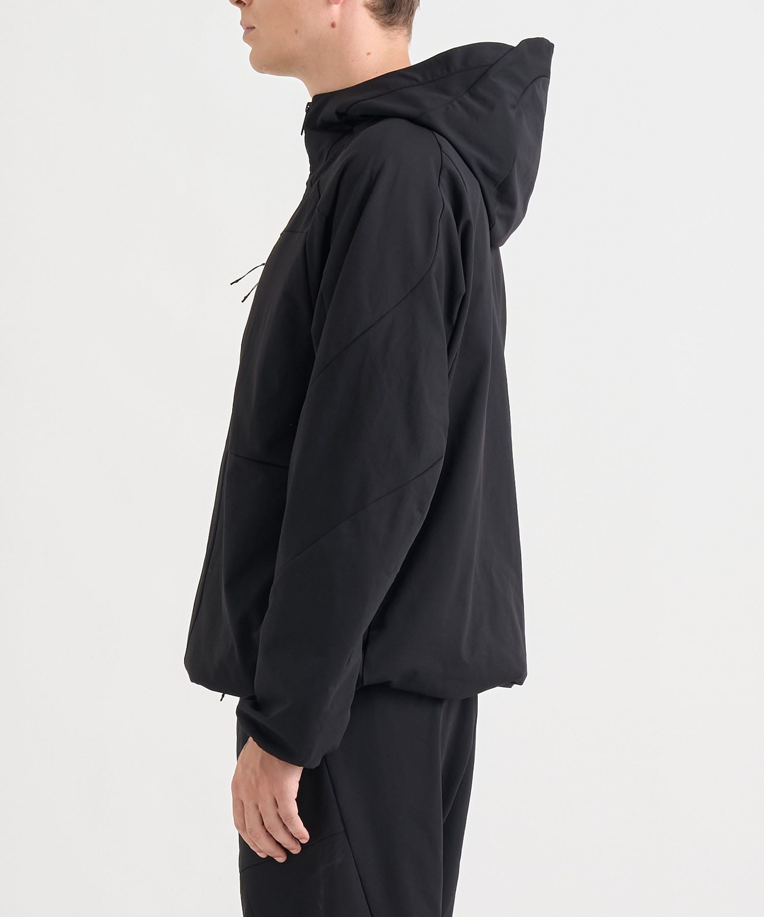 別注BLK SUPER LIGHT SWEAT ZIPUP HOODIE White Mountaineering