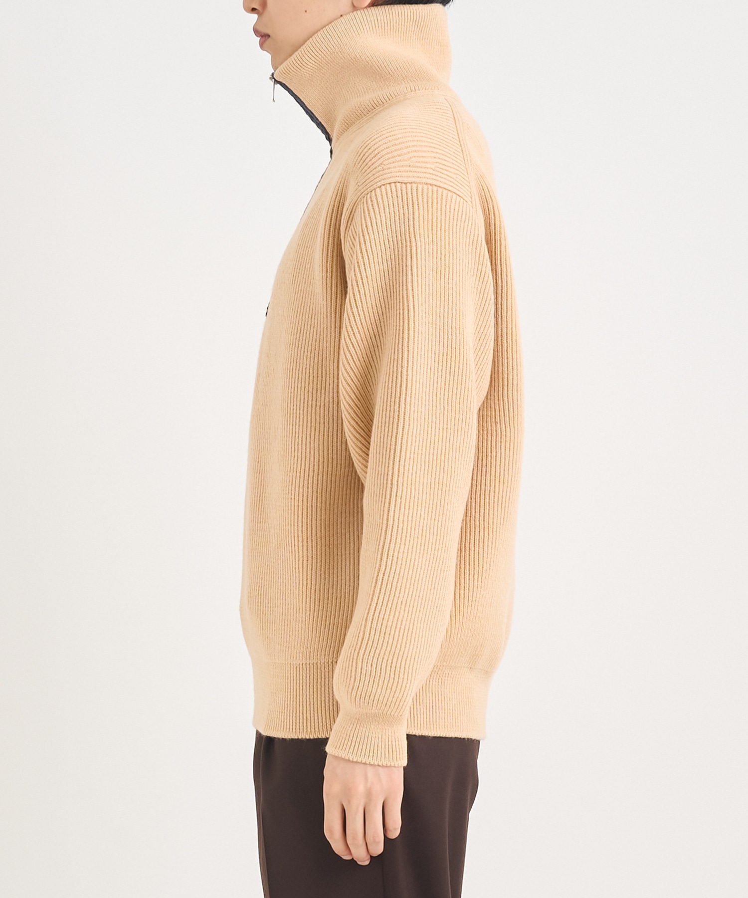 25WCM-N07305 HALF ZIP KNIT kolor