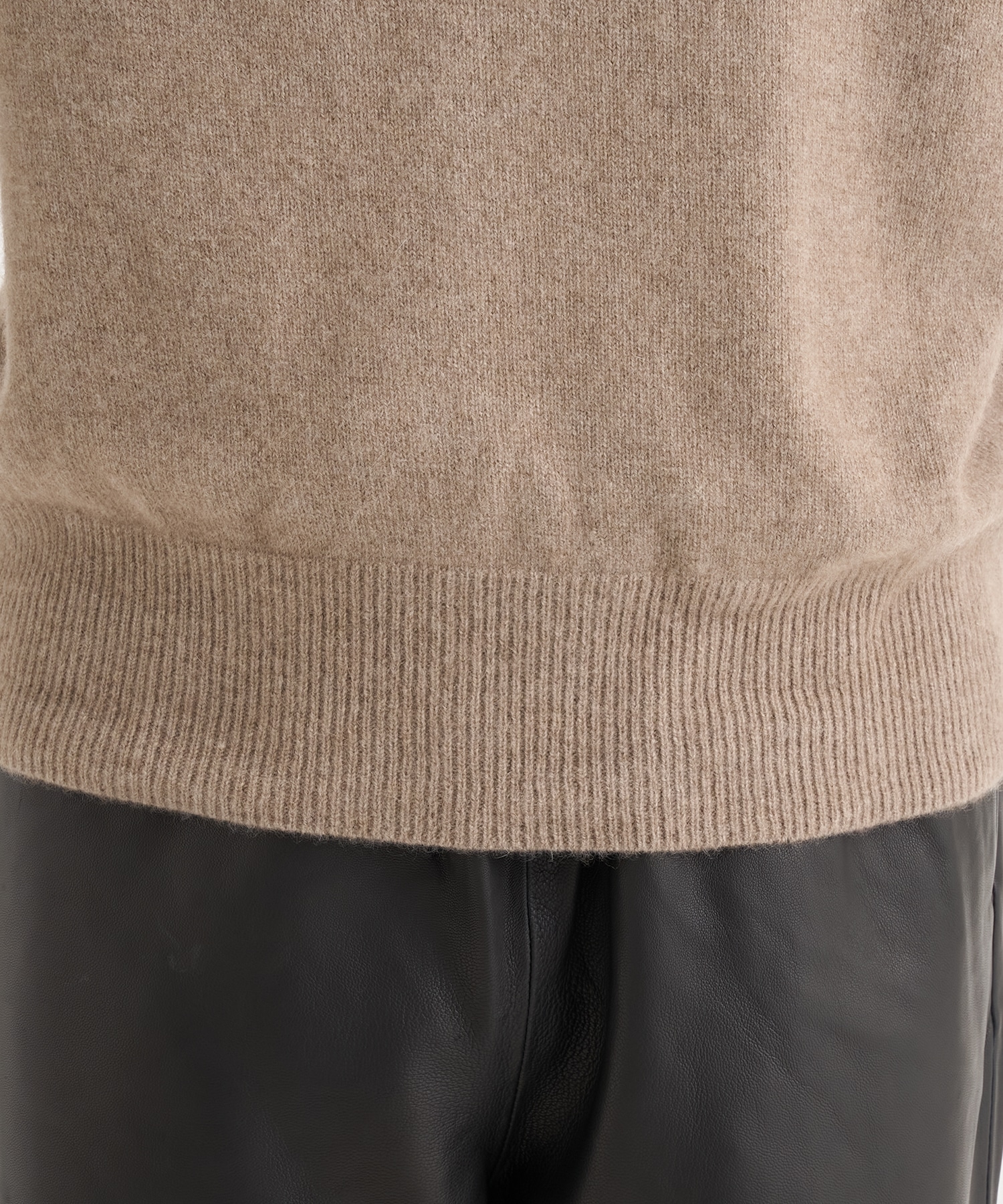 Cashmere Wholegarment Crewneck Sweater YOKE