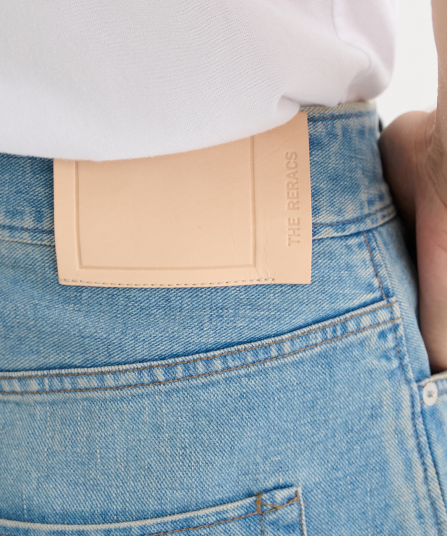 RERACS BARREL DENIM PANTS THE RERACS