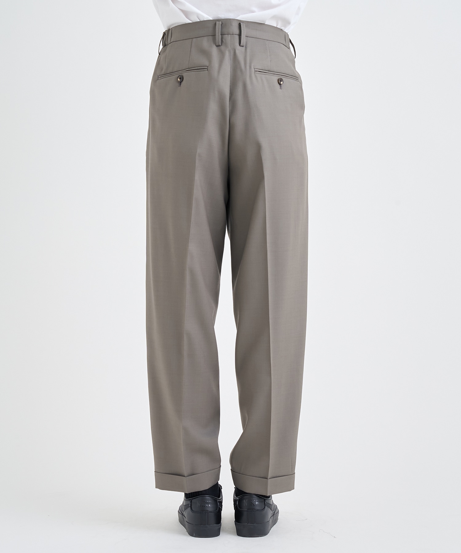 TWO TUCKS TAPERED TROUSERS IRENISA