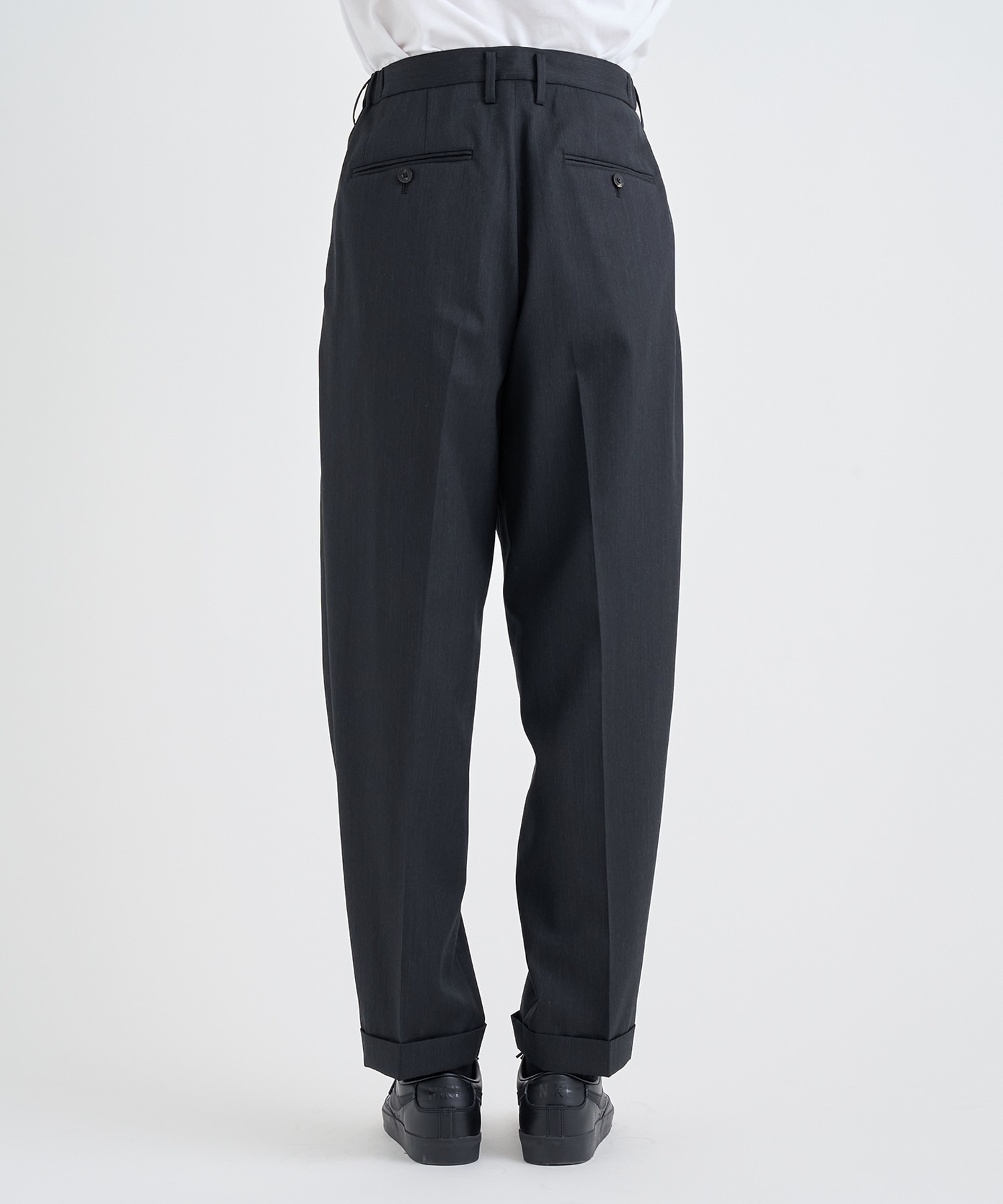 TWO TUCKS TAPERED TROUSERS IRENISA