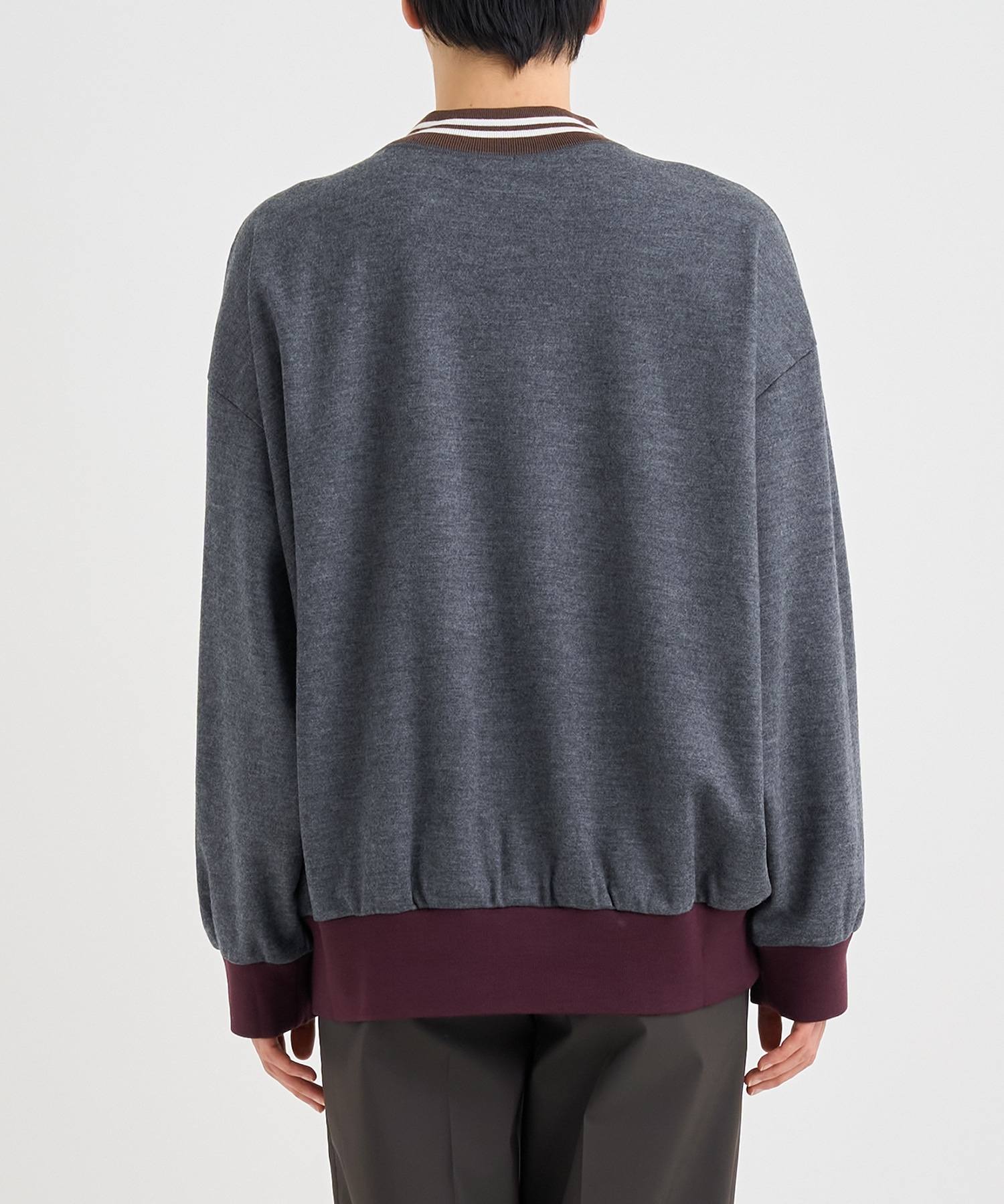 25WBM-T03232 L/S WOOL PO kolor