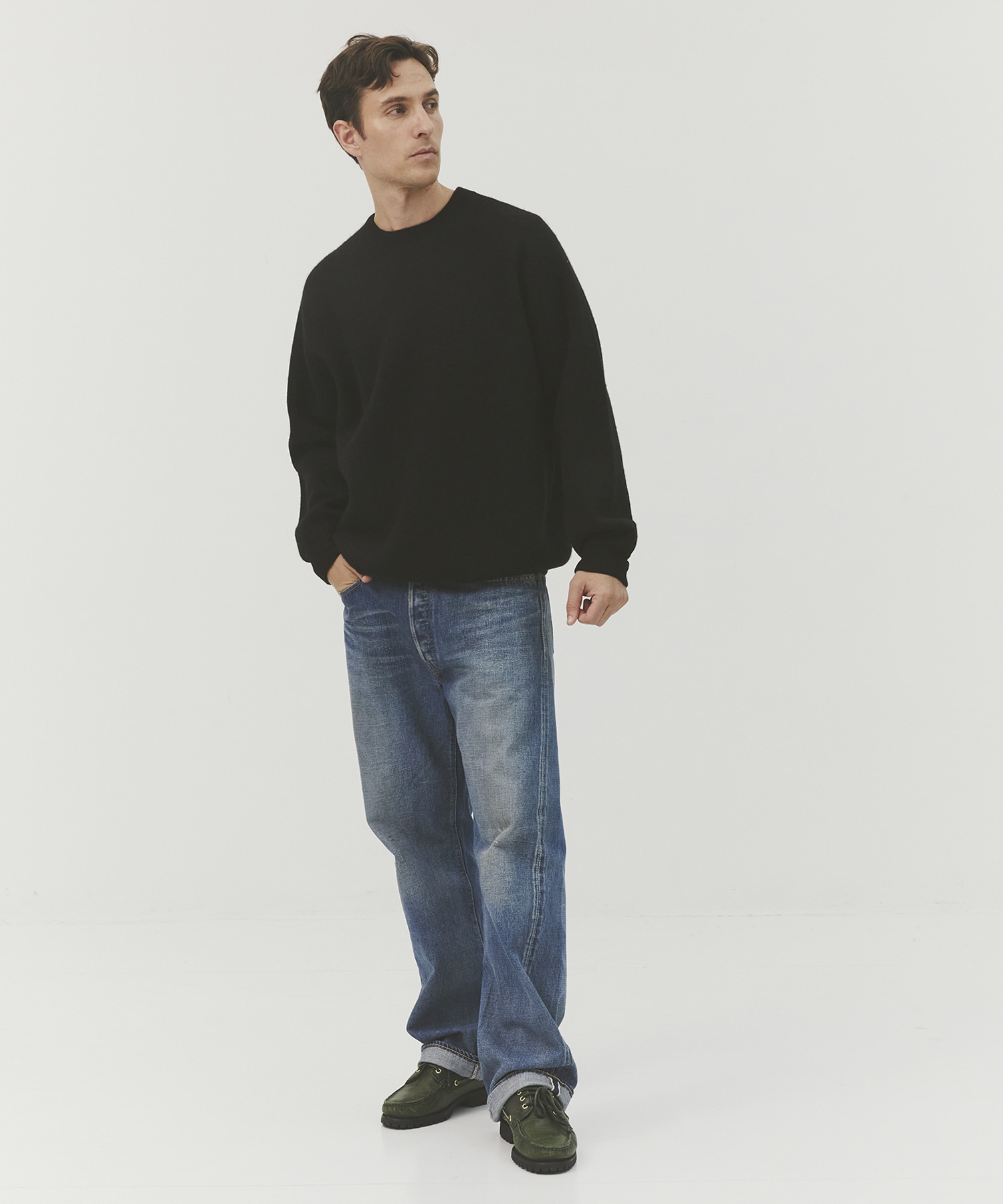 CASHMERE REVERSIBLE PULLOVER CASHMERE CASHMERE