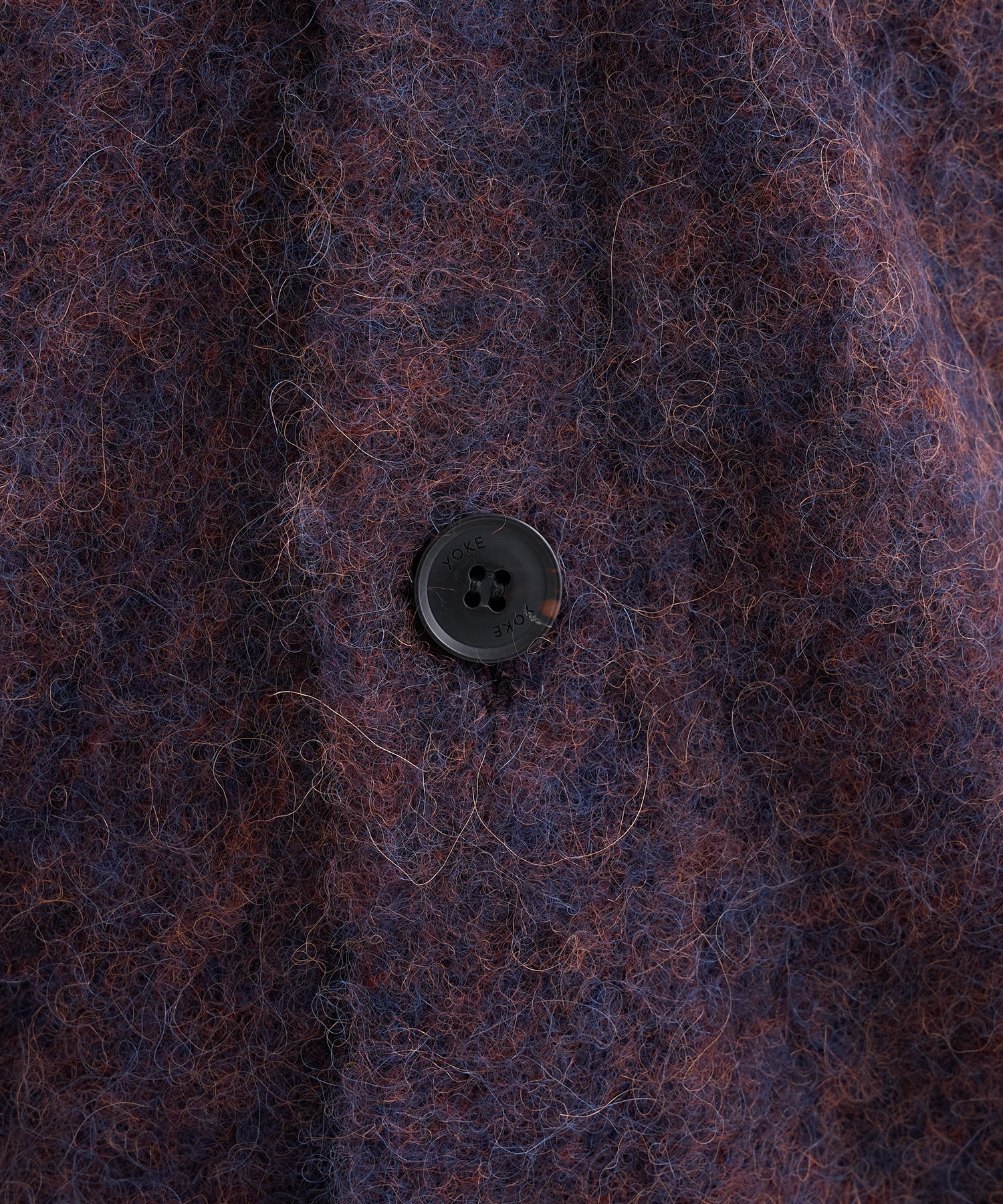 3Color Mix Baby Alpaca Cardigan YOKE