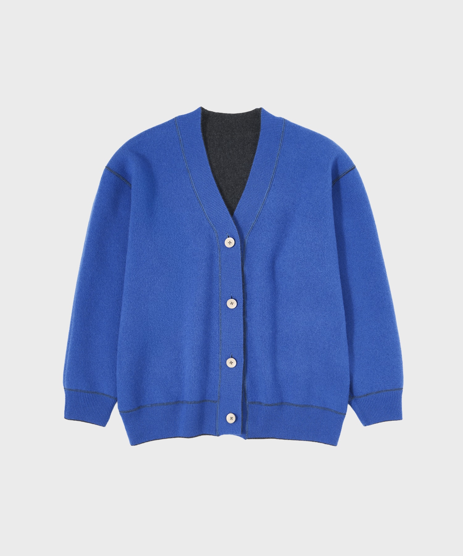 【MENS】CASHMERE REVERSIBLE CARDIGAN CASHMERE CASHMERE