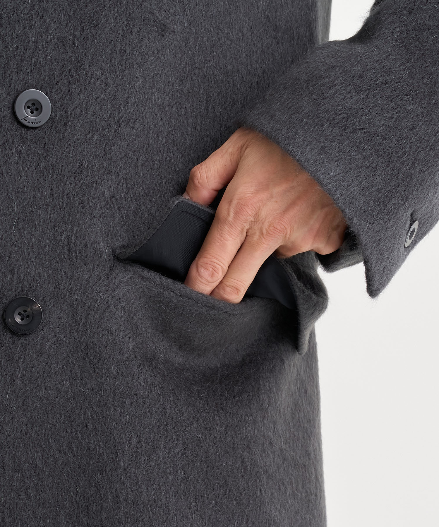 DOUBLE-BREASTED CHESTER COAT IRENISA