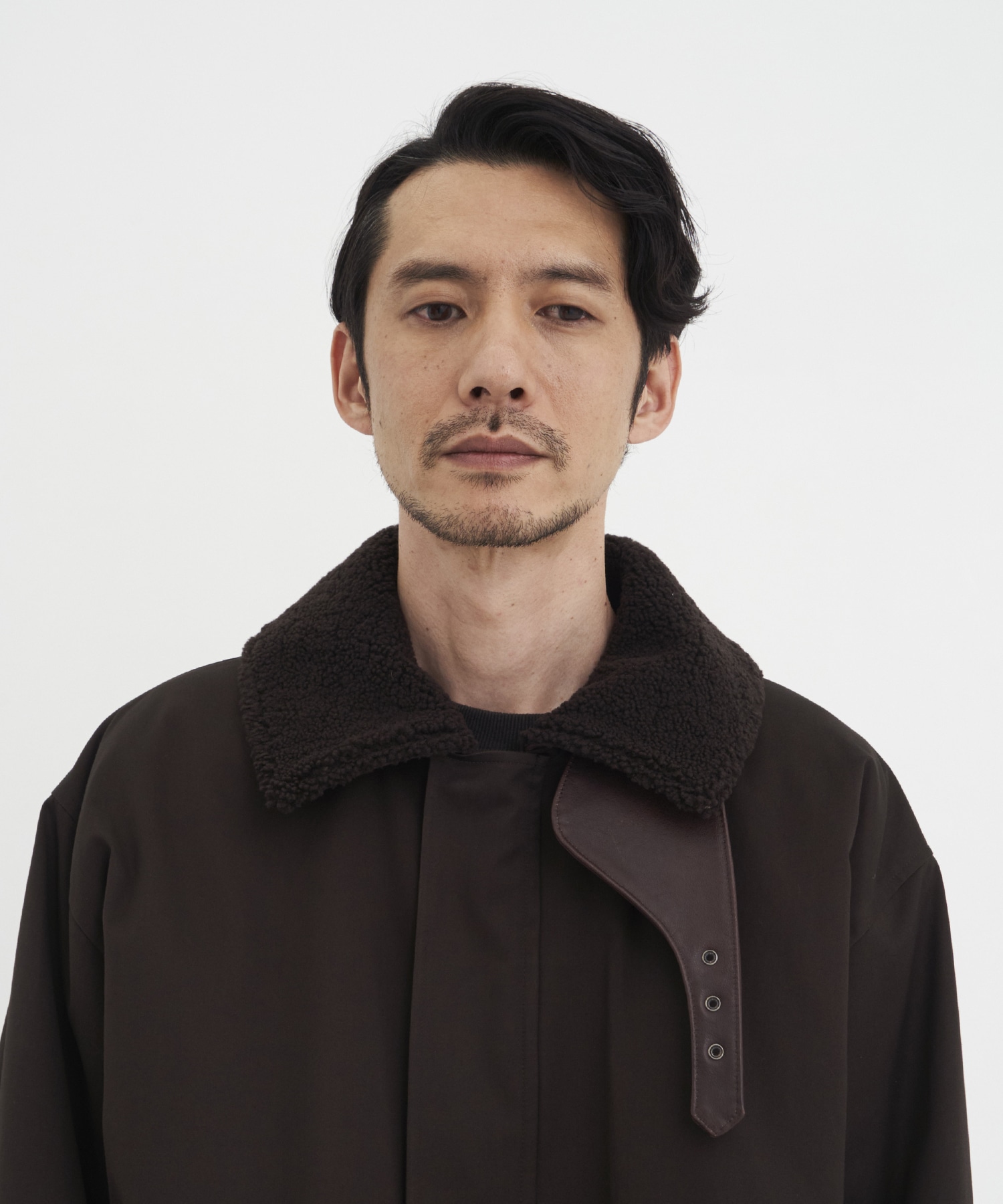 MOUTON COLLAR PADDED JACKET ssstein