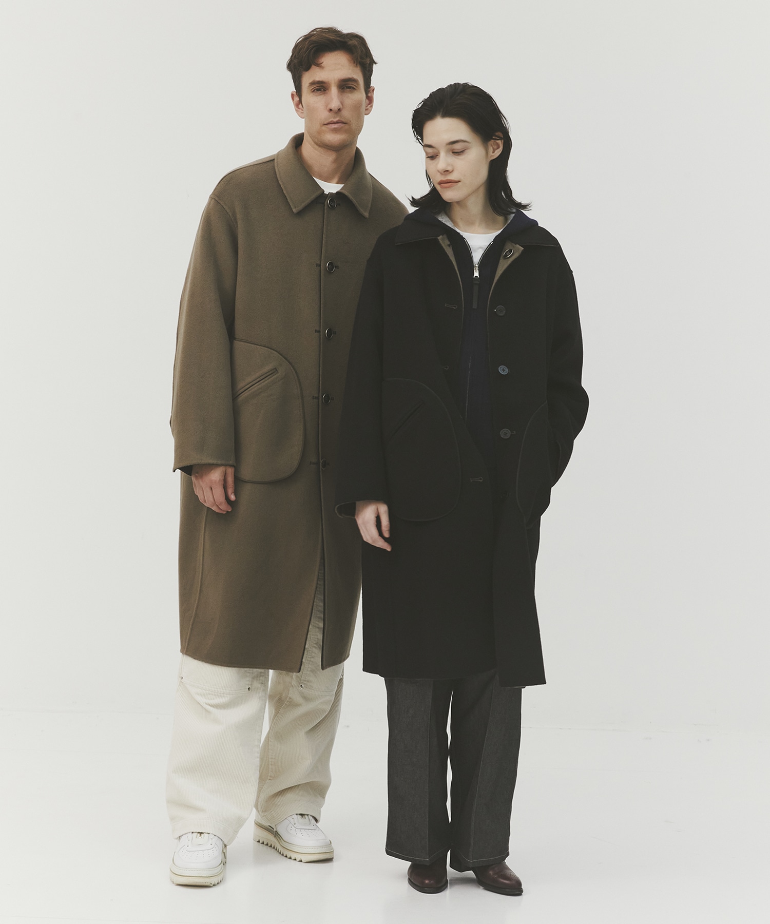 CASHMERE REVERSIBLE OVER COAT 