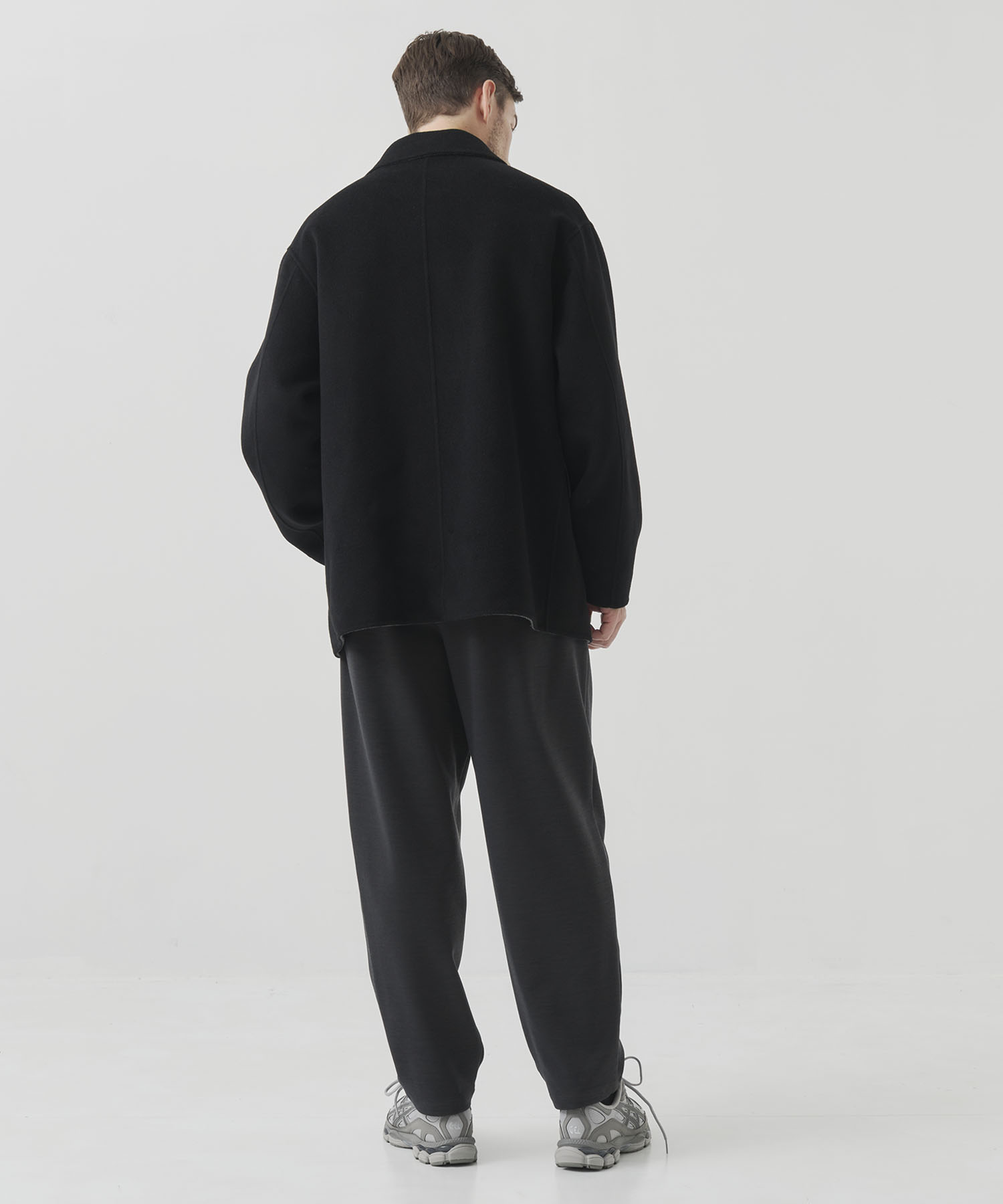 CASHMERE/SILK/WOOL SHORT COAT CASHMERE CASHMERE