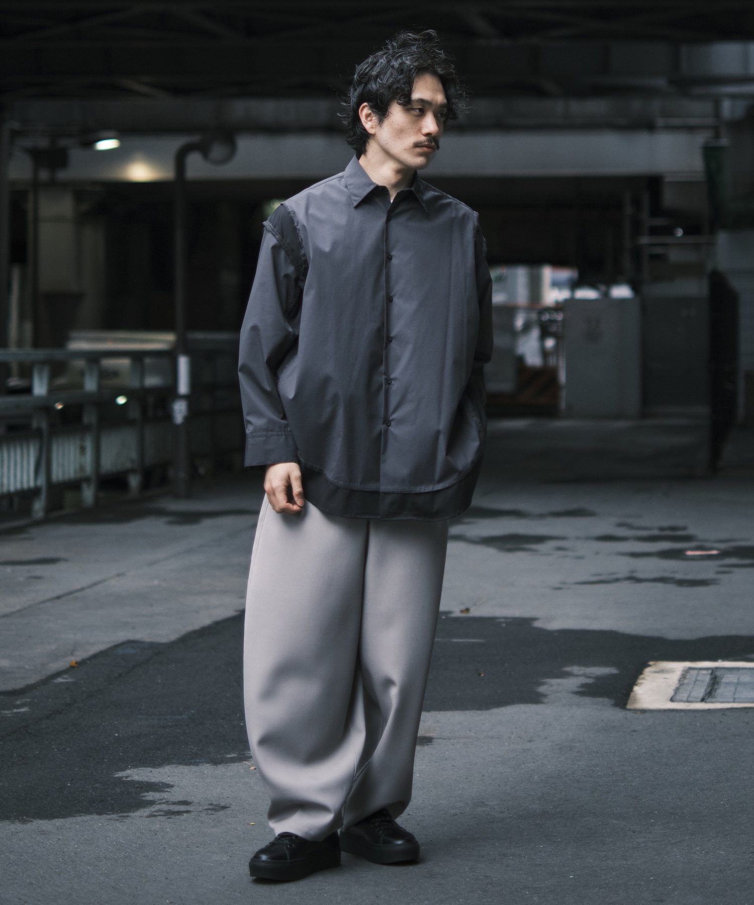 別注切替シャツ N.HOOLYWOOD