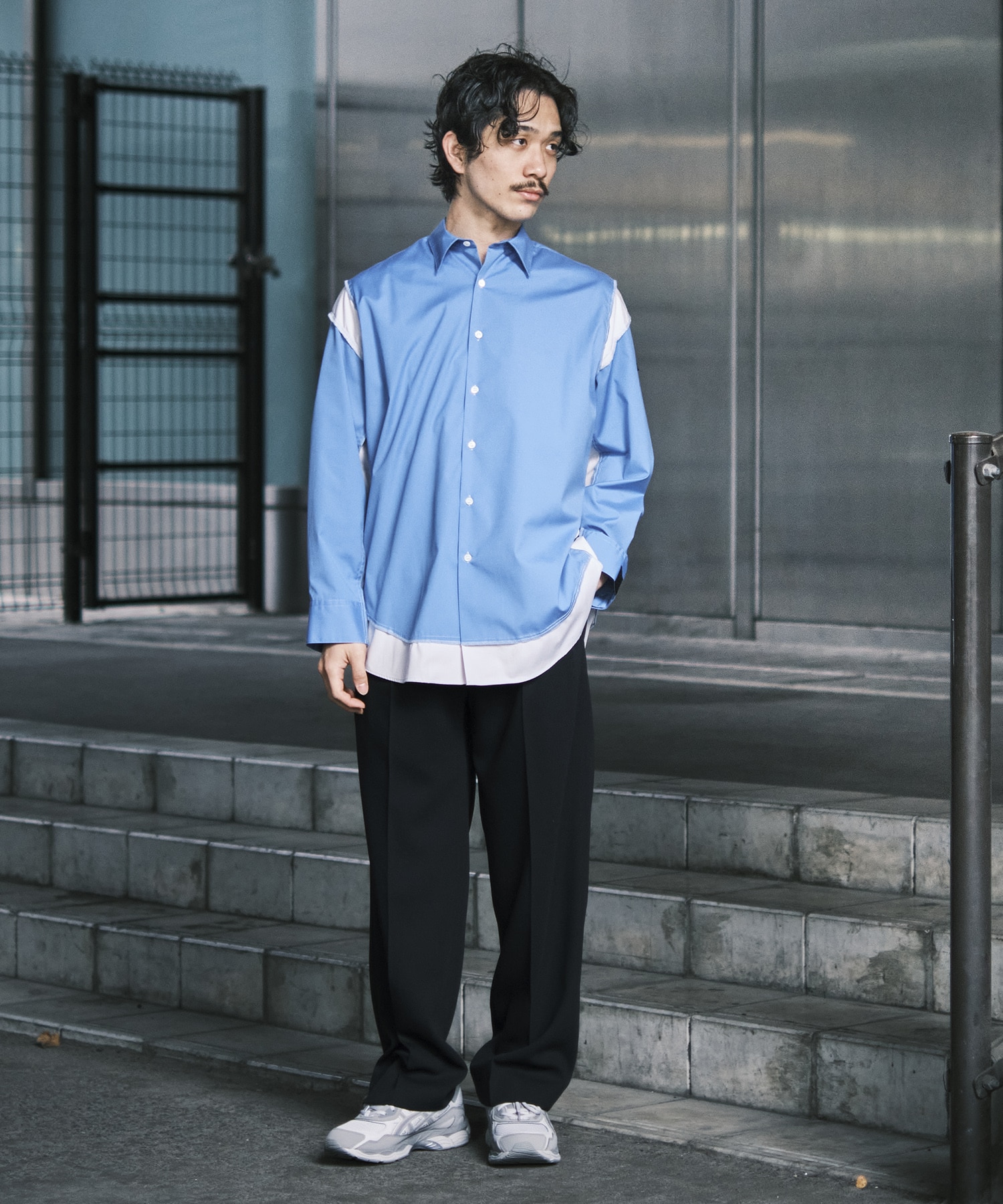 別注切替シャツ N.HOOLYWOOD