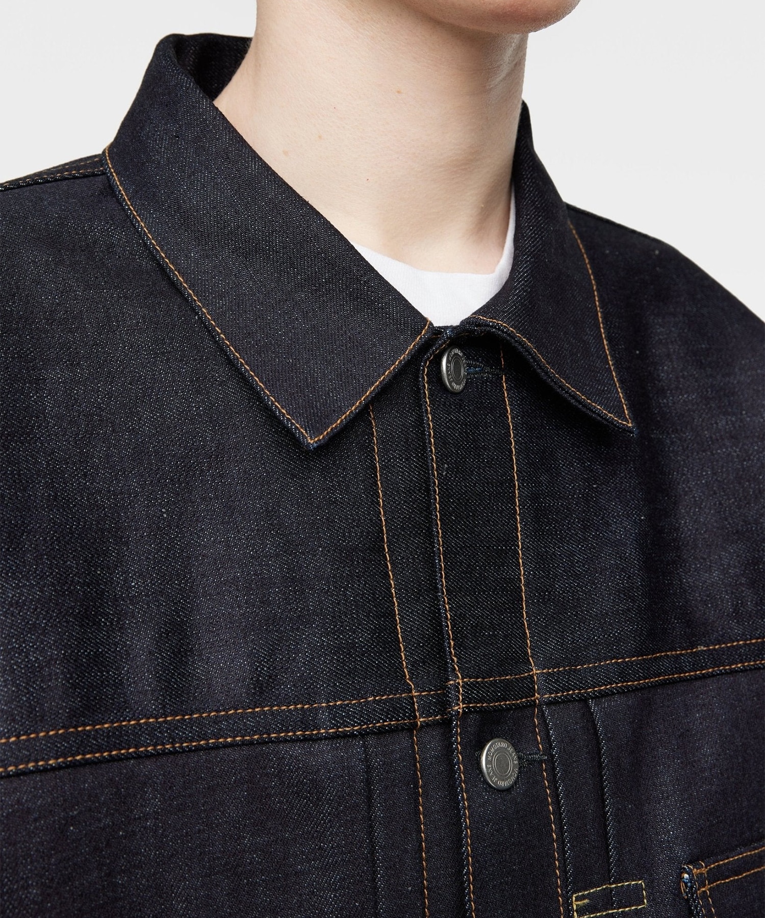 MMGJ0001 i 001 STANDARD DENIM JACKET 14.7oz MOMOTARO JEANS