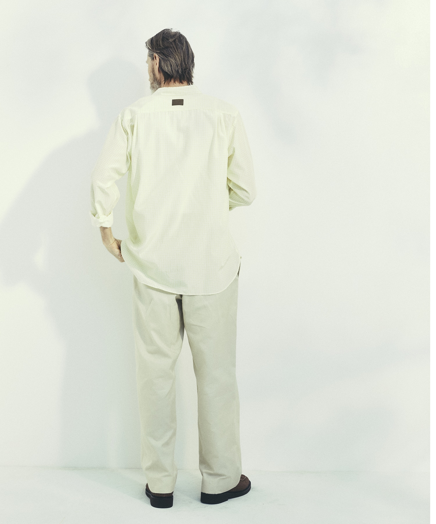 SILK α L/S Check Shirt SILK α