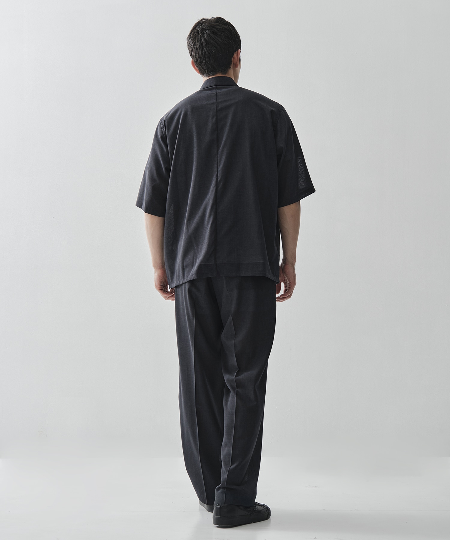 別注TWIST WOOL GAUZE SHORT SLEEVE SHIRT ATON