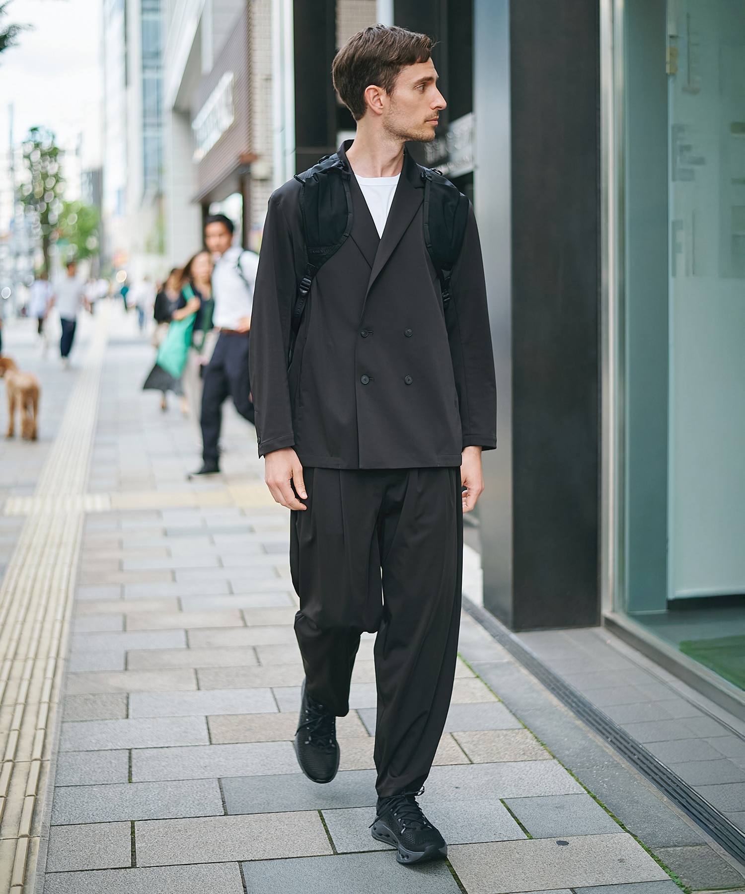 Light Matte Stretch Jersey Double Jacket THE TOKYO
