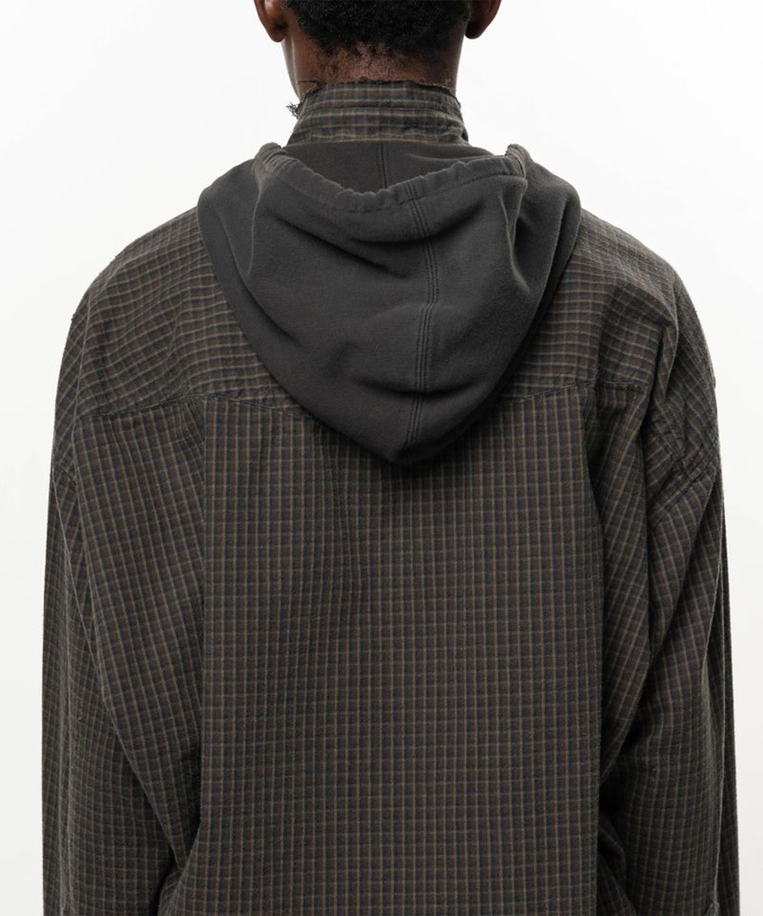 J17SH182 SWEAT HOODIE L/S SHIRTS Maison MIHARA YASUHIRO