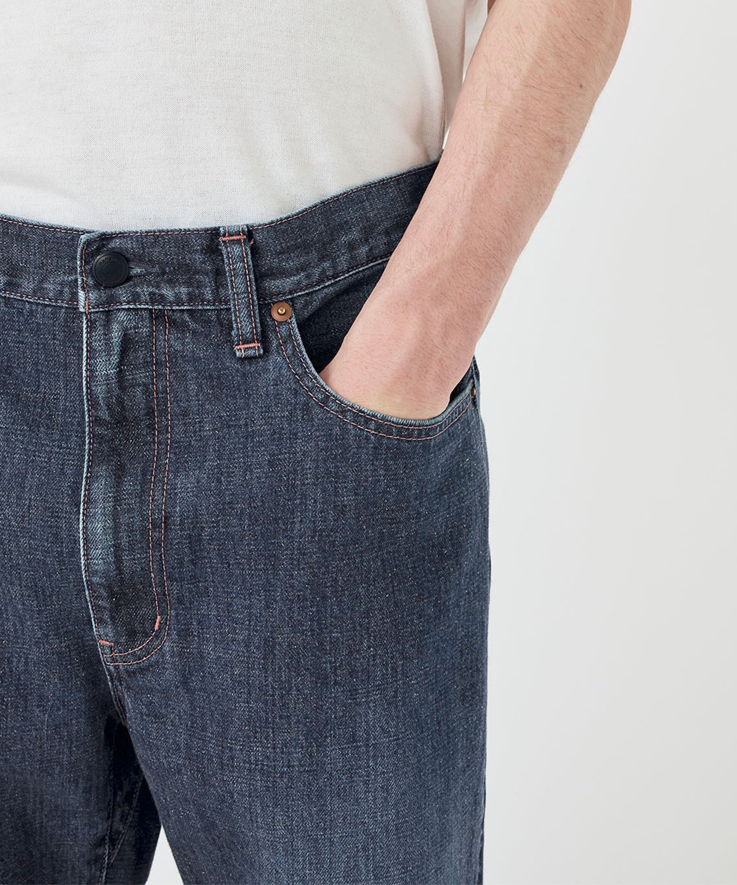 S26FC076 Selvage Denim Straight Pants nanamica