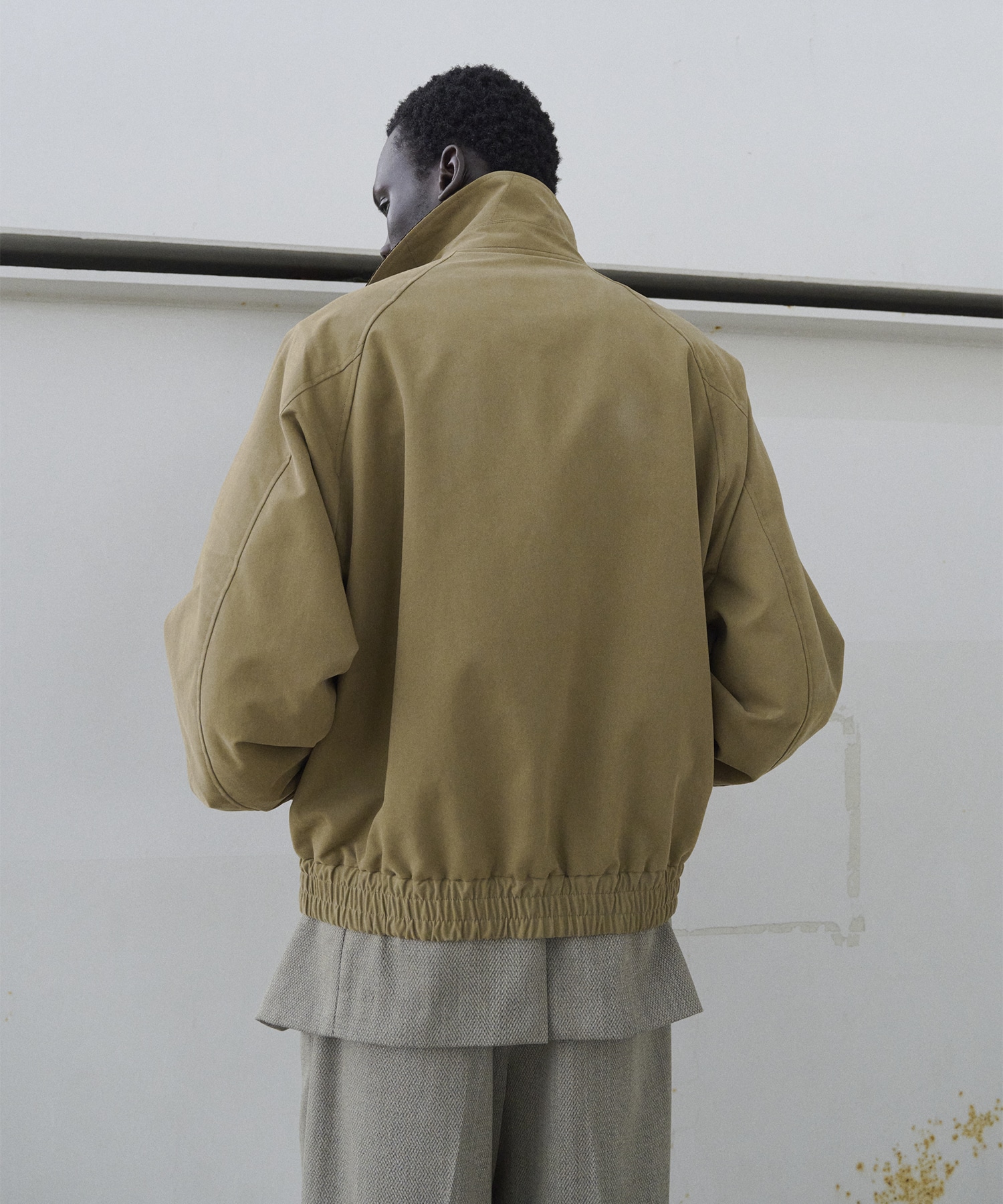 【イレニサ】別注STAND COLLAR ZIP BLOUSON IRENISA