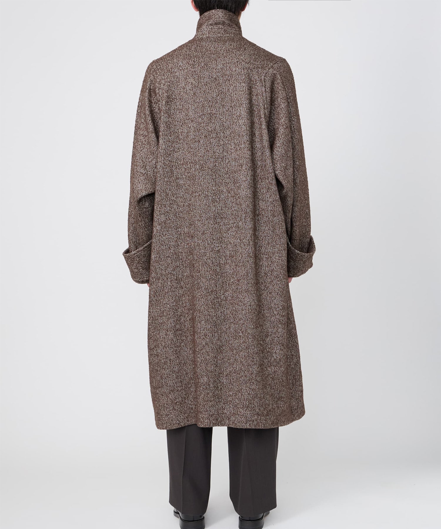 【イレニサ】IH-26FW-C038-NDL STAND-COLLAR COAT IRENISA
