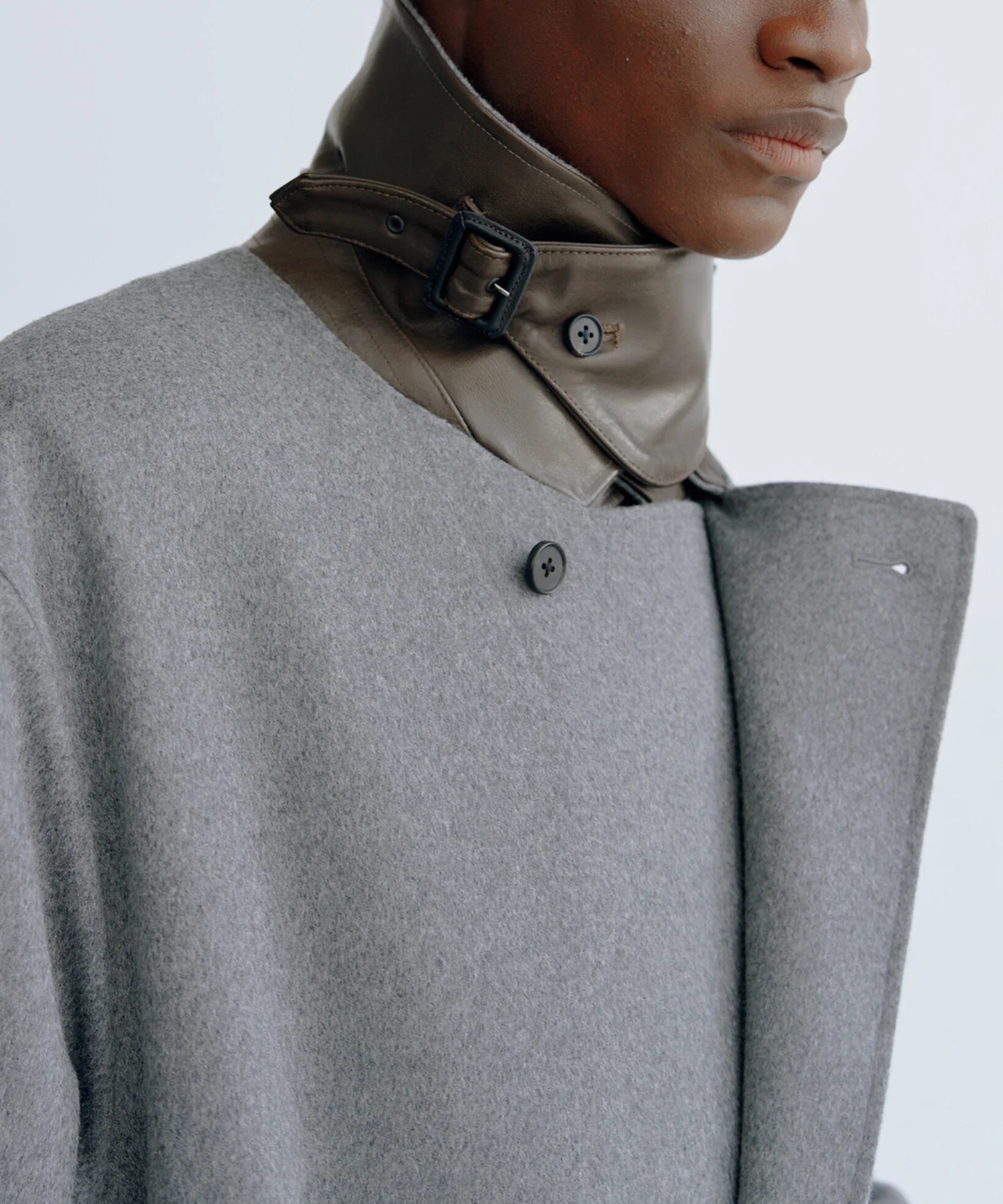 【シュタイン】ST.1539 WOOL CASHMERE LAYERED COMBINATION COAT ssstein