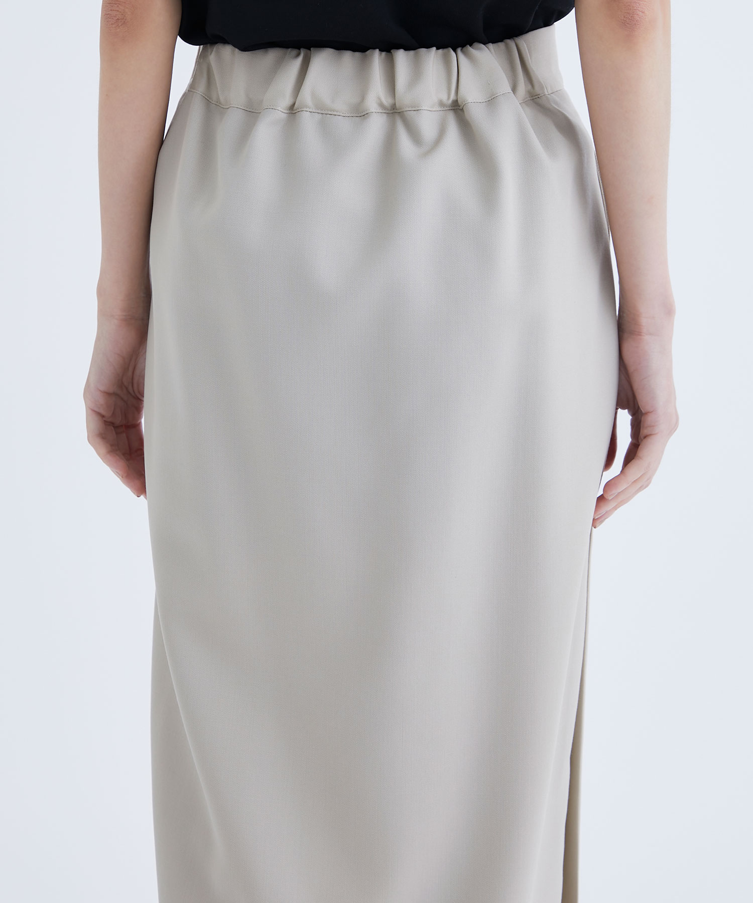 easy slim skirt(36 BEIGE): THE PERMANENT EYE: WOMEN｜THE TOKYO