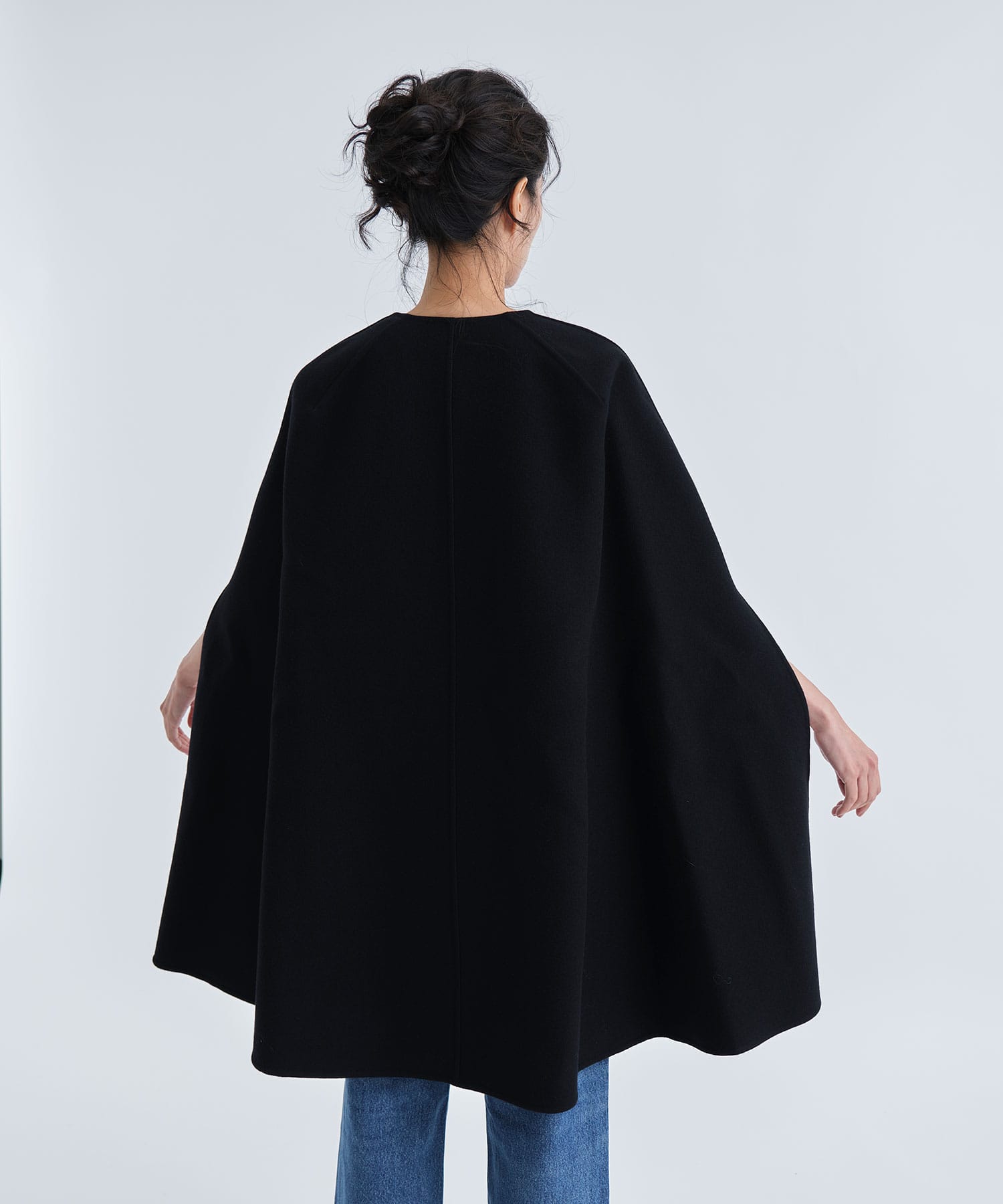 REVER SIDE SLIT CAPE(0 BLACK): MADISONBLUE: WOMEN｜THE TOKYO