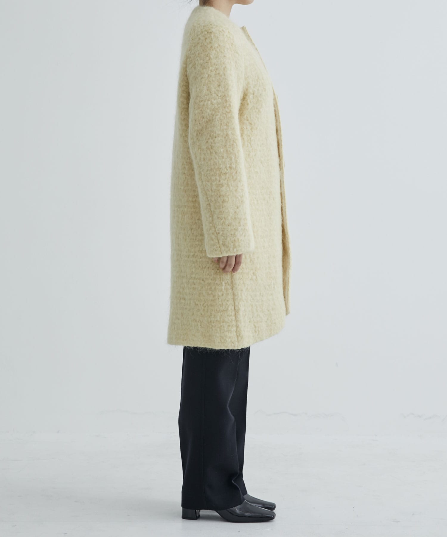 Knit Shaggy Coat(36 ECRU): INSCRIRE: WOMEN｜THE TOKYO ONLINE STORE
