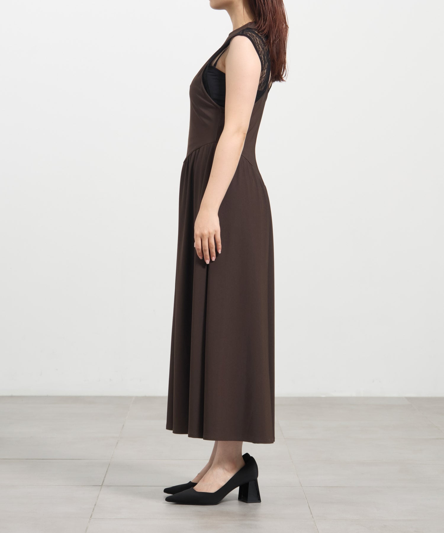 別注 LAYERED TANK DRESS FETICO