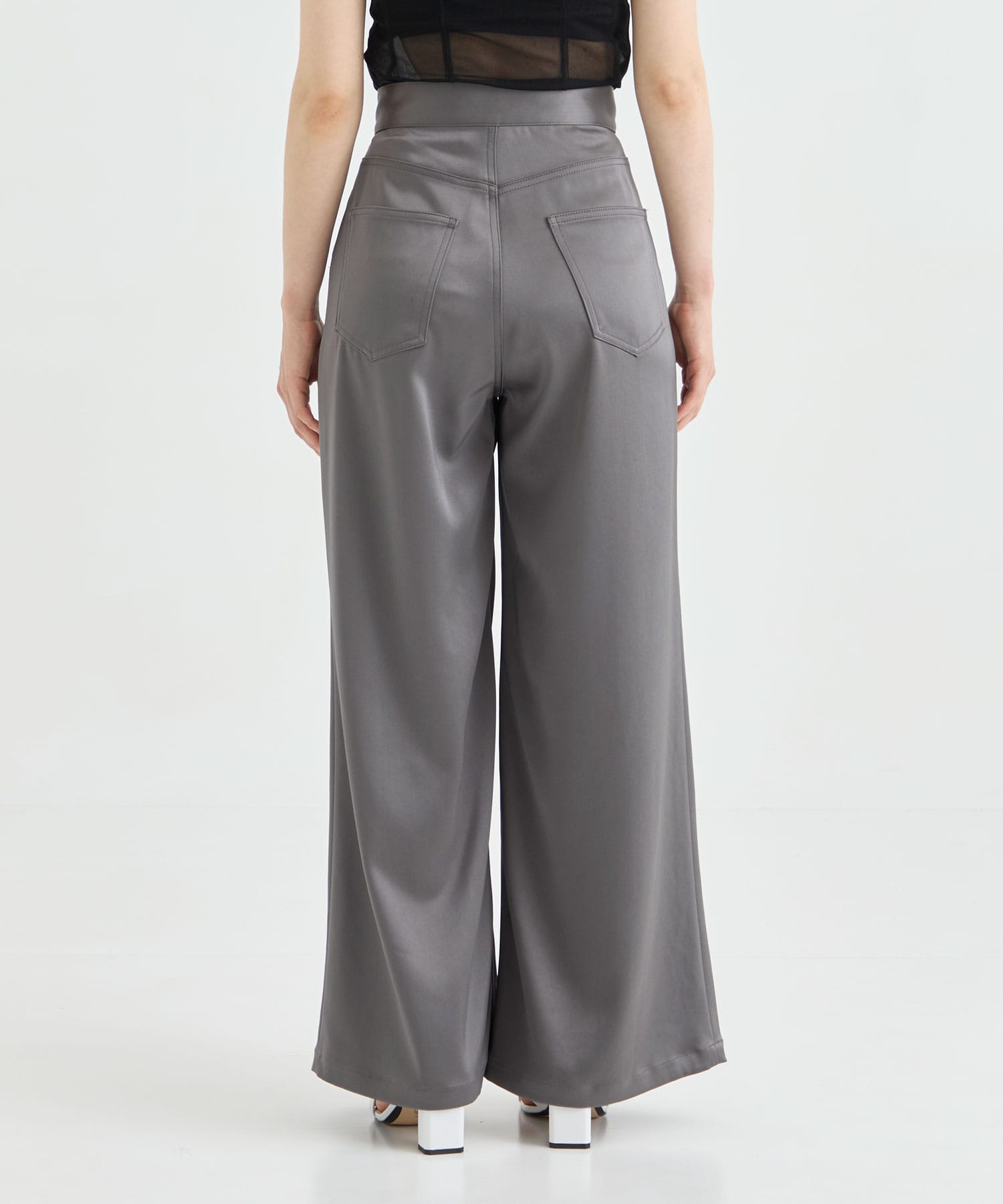 別注 SATIN WIDE PANTS｜JOHNLAWRENCESULLIVAN