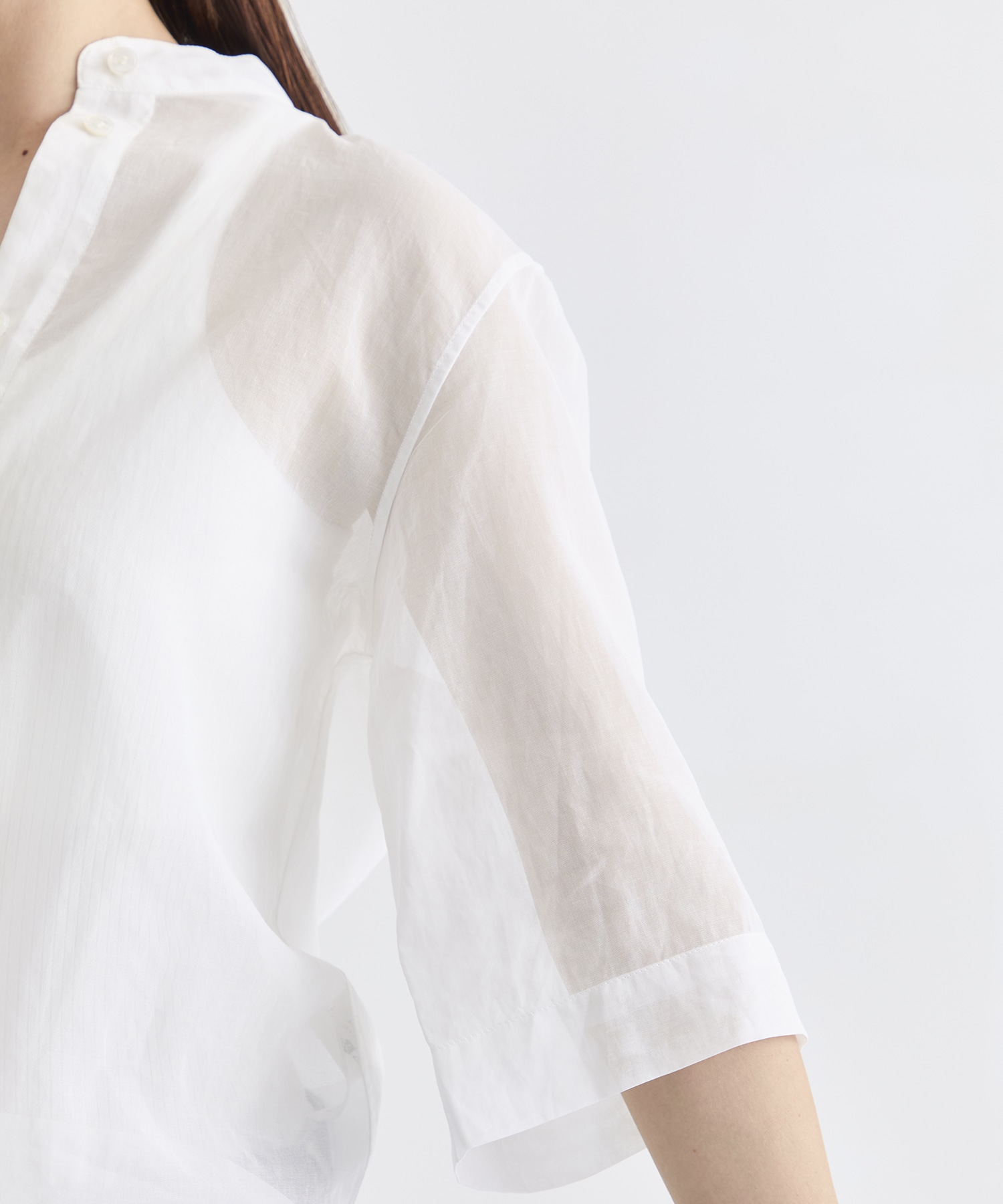 別注 SHEER HALF SLEEVE SHIRT CINOH