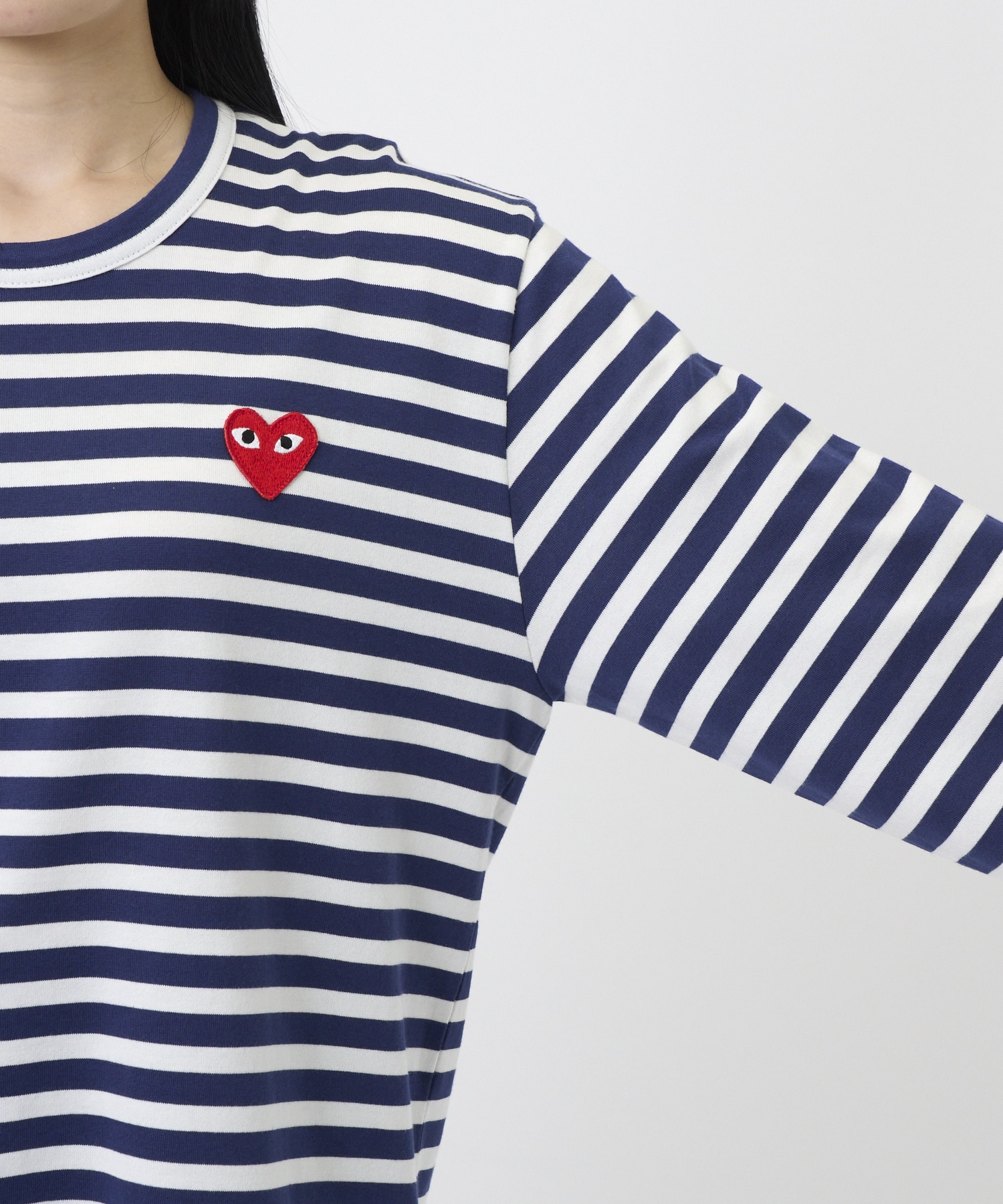 T-SHIRT RED EMBLEM RED HEART PLAY Comme des Garcons